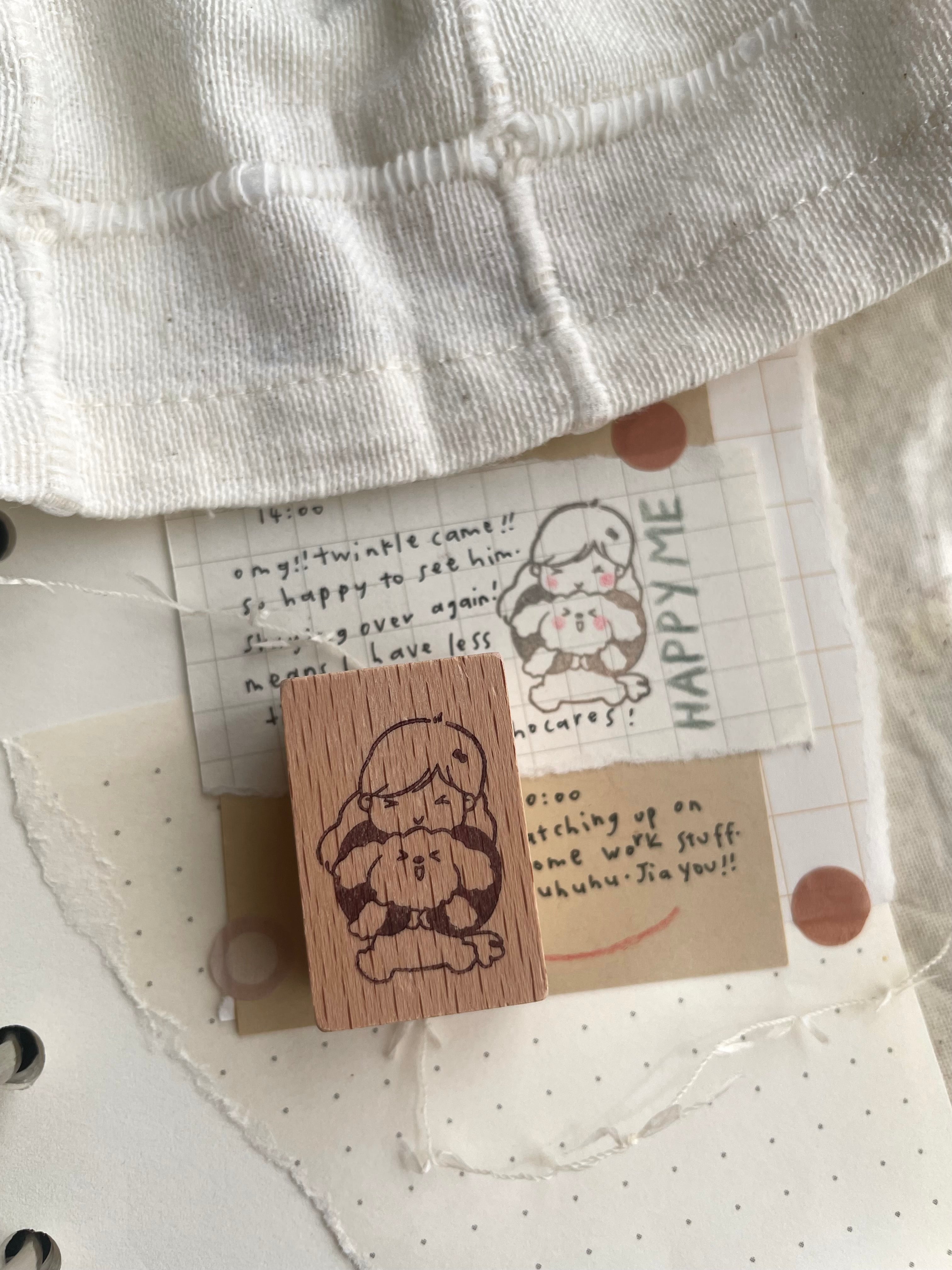 msbulat Rubber Stamp: Furry therapy