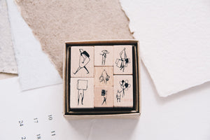 One Day: Courage Stamp Set A - Smidapaper Ikigai Shop