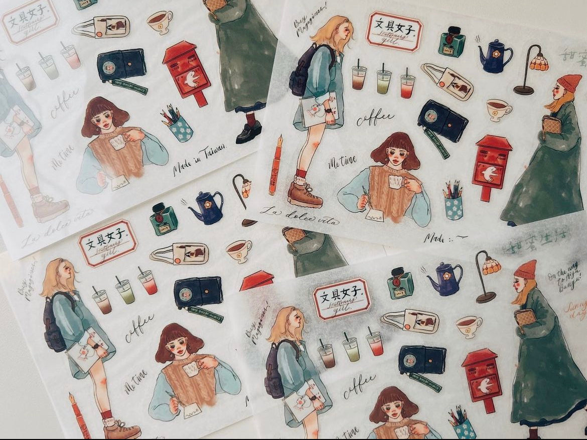 La Dolce Vita Transfer Stickers: Journal Time (Set of 2)