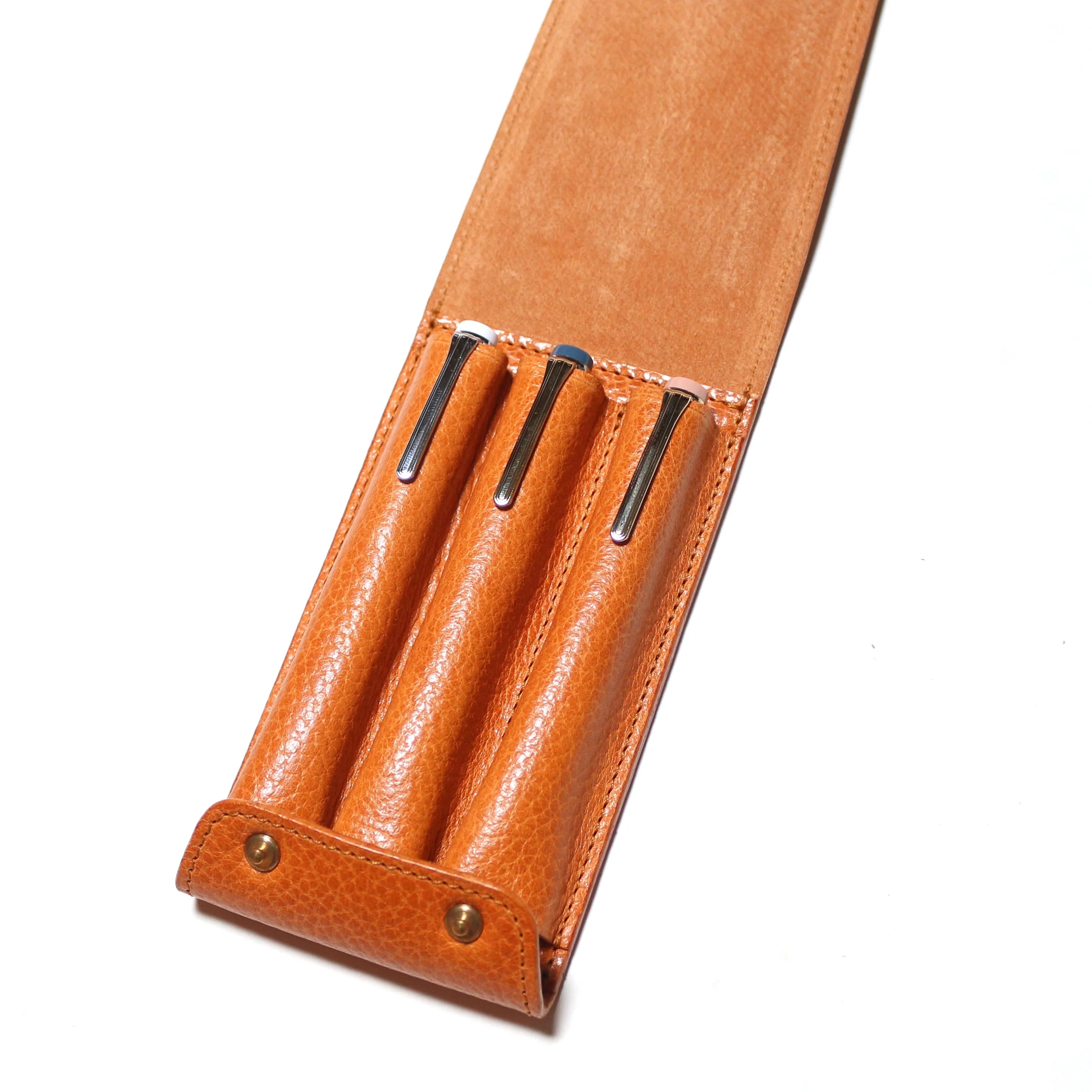 The Superior Labor Toscana Fountain Pen Case: 3 Pens (3 colours)