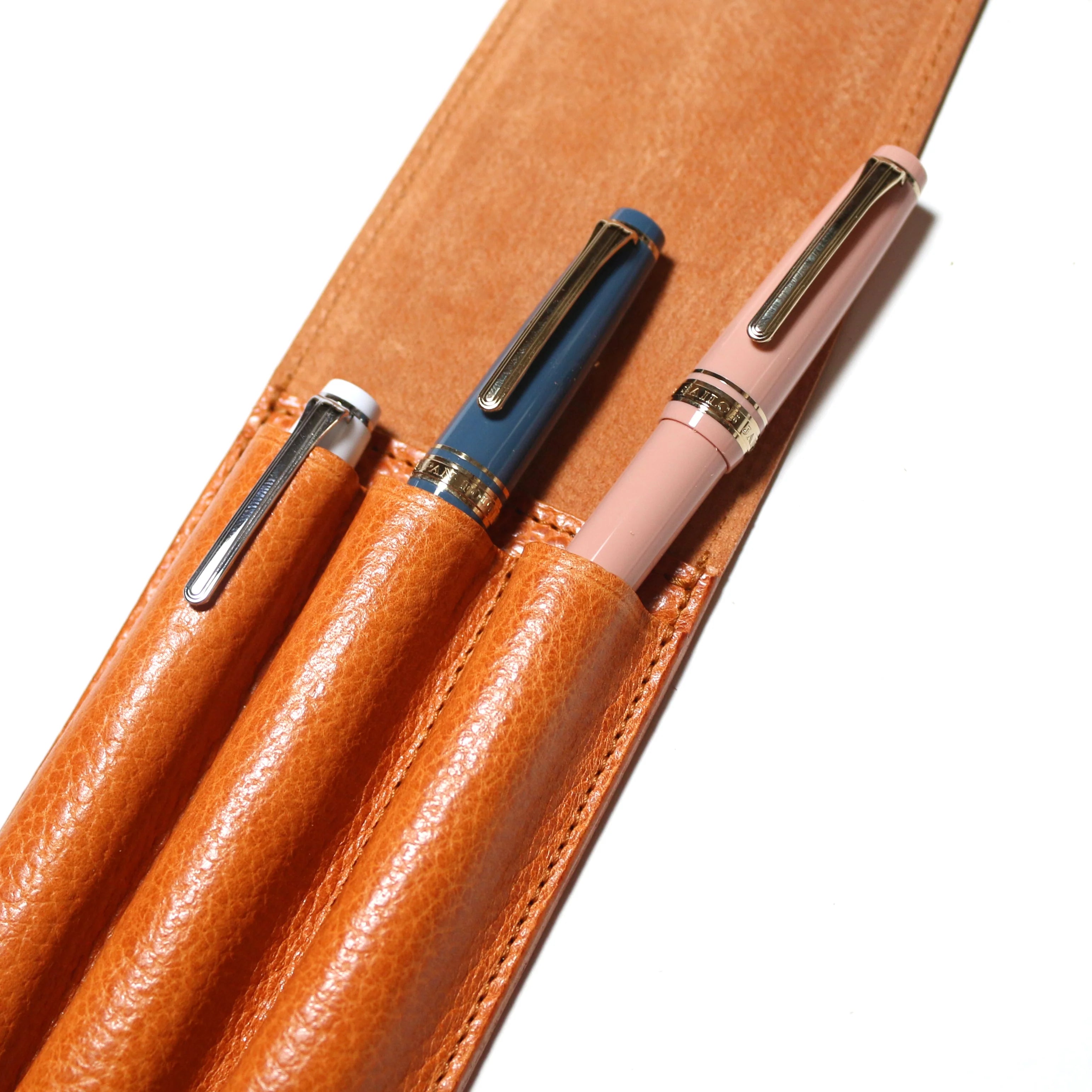 The Superior Labor Toscana Fountain Pen Case: 3 Pens (3 colours)