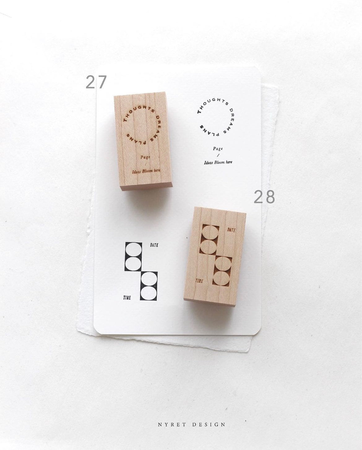 Nyret vol. 5 Rubber Stamps (No.27 & 28)