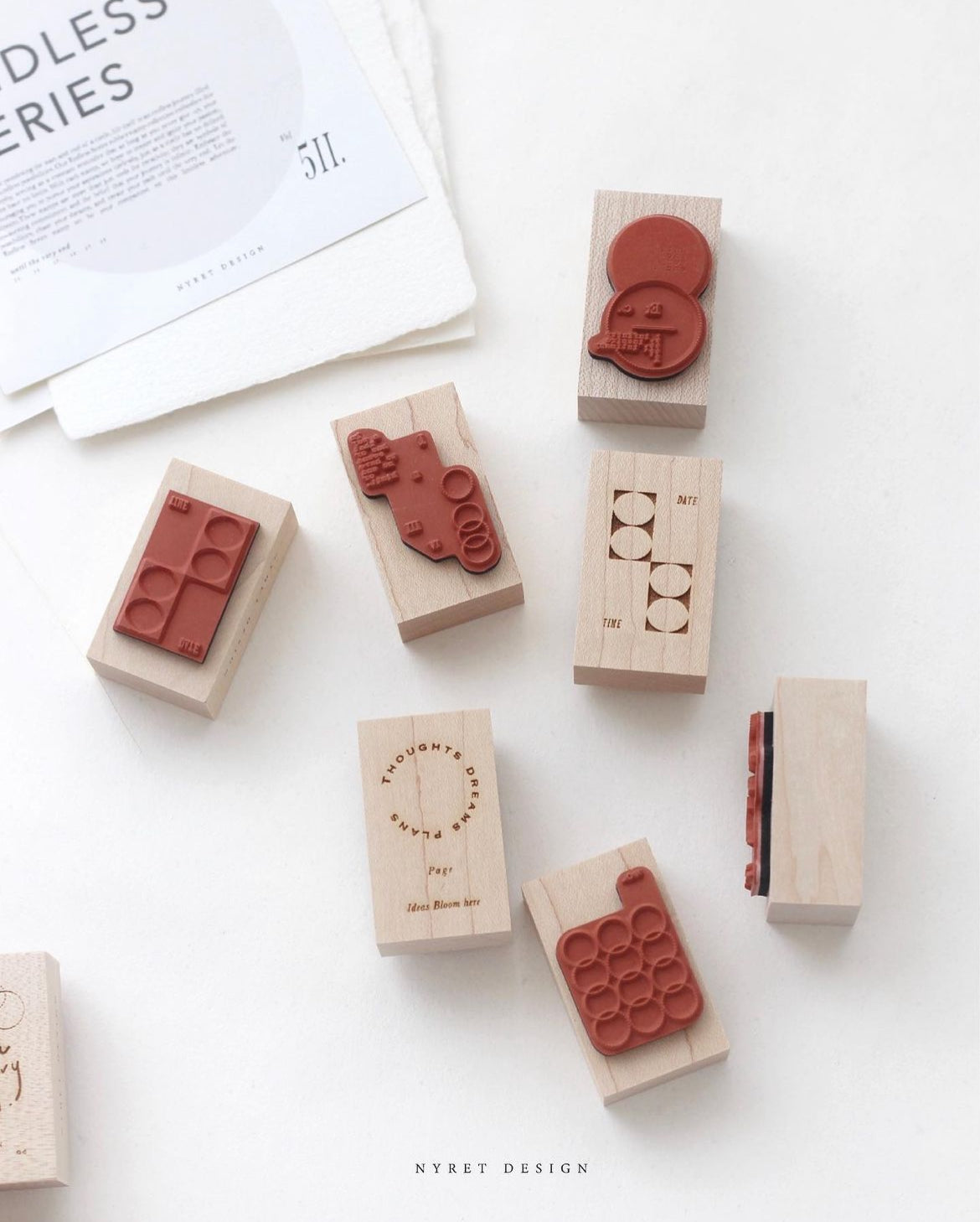 Nyret Endless II Rubber Stamp Set