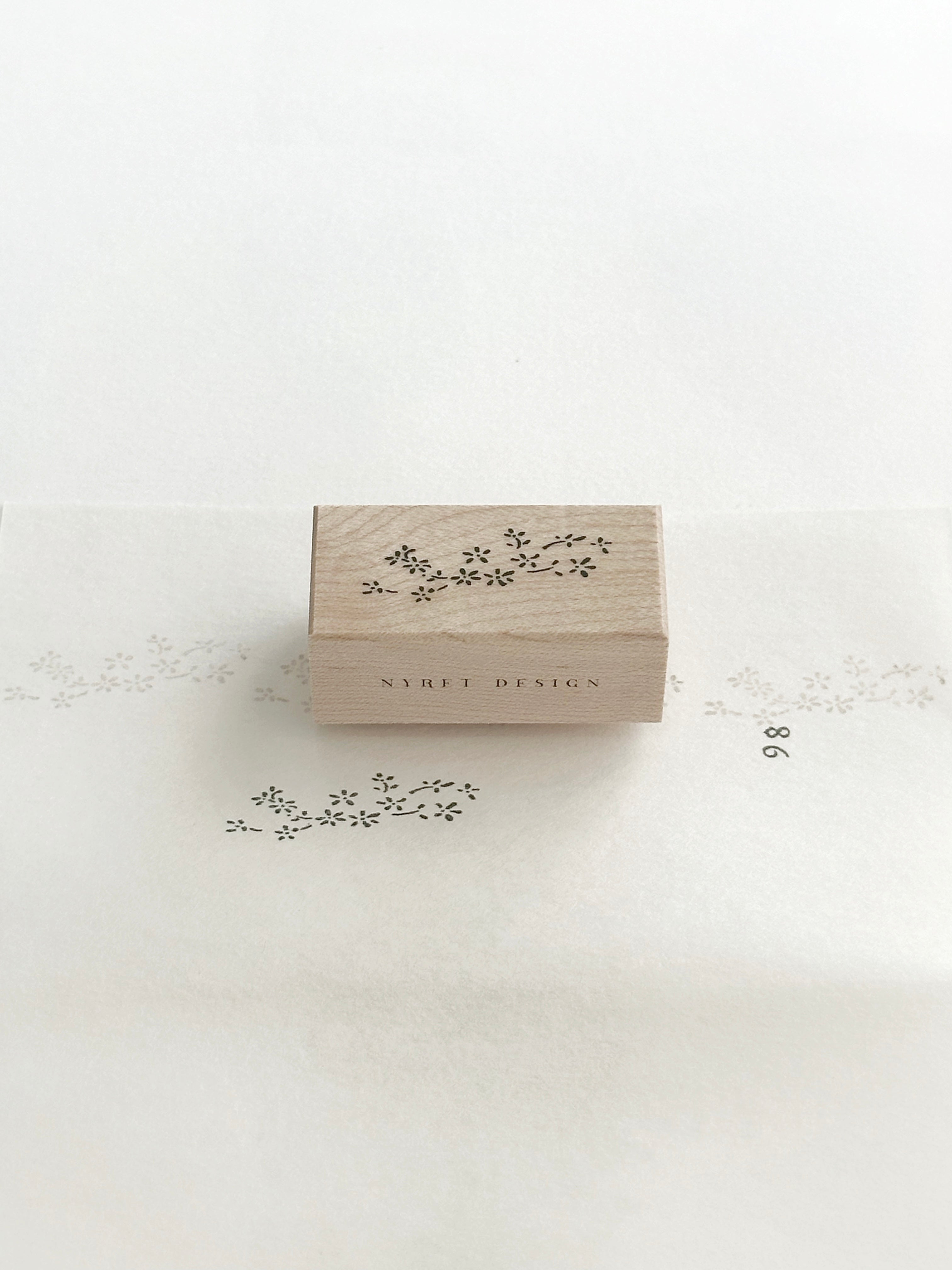 Nyret vol. 13 Rubber Stamp: No. 86 Dancing Petals