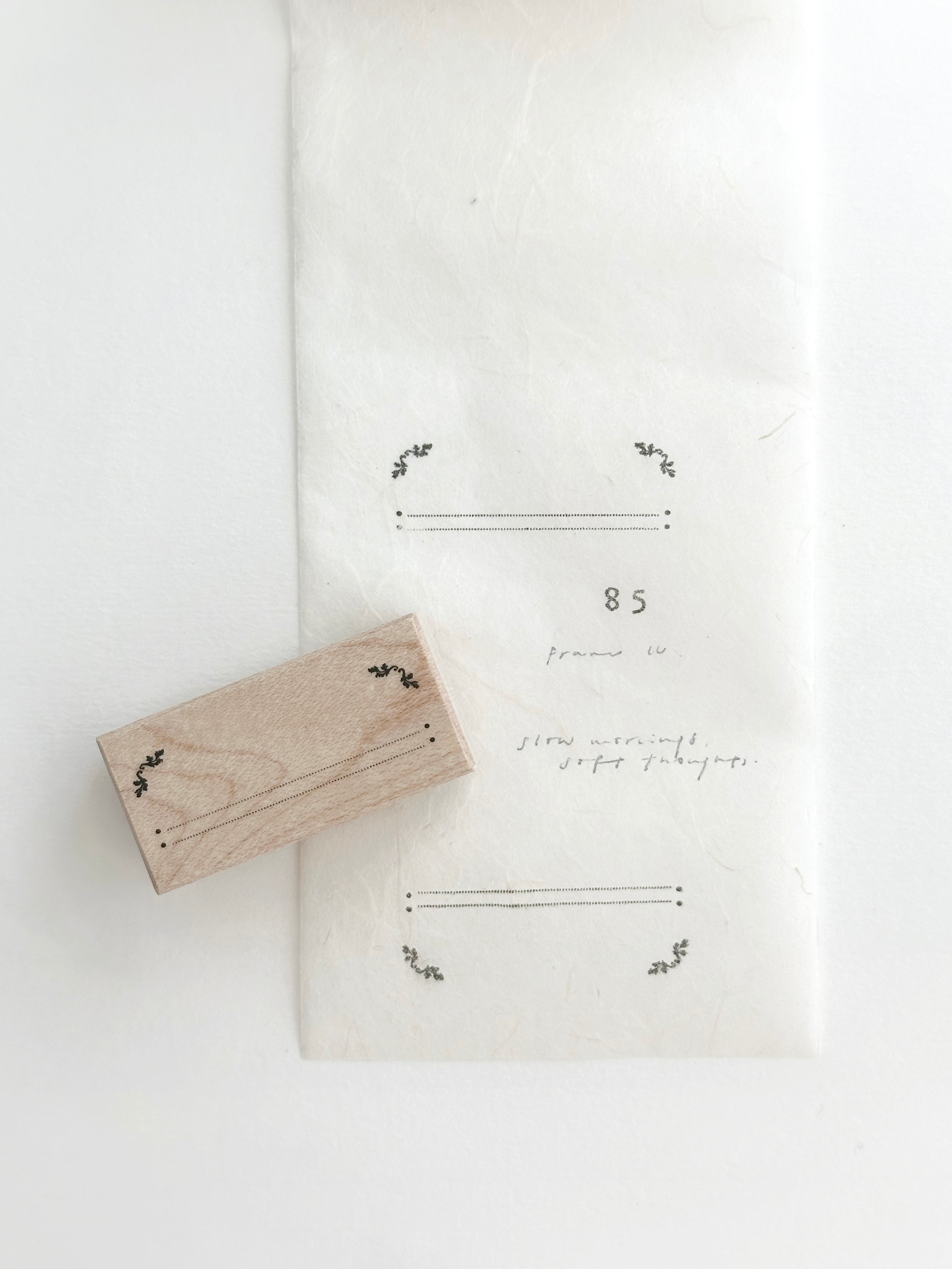 Nyret vol. 13 Rubber Stamp: No. 85 Frame II