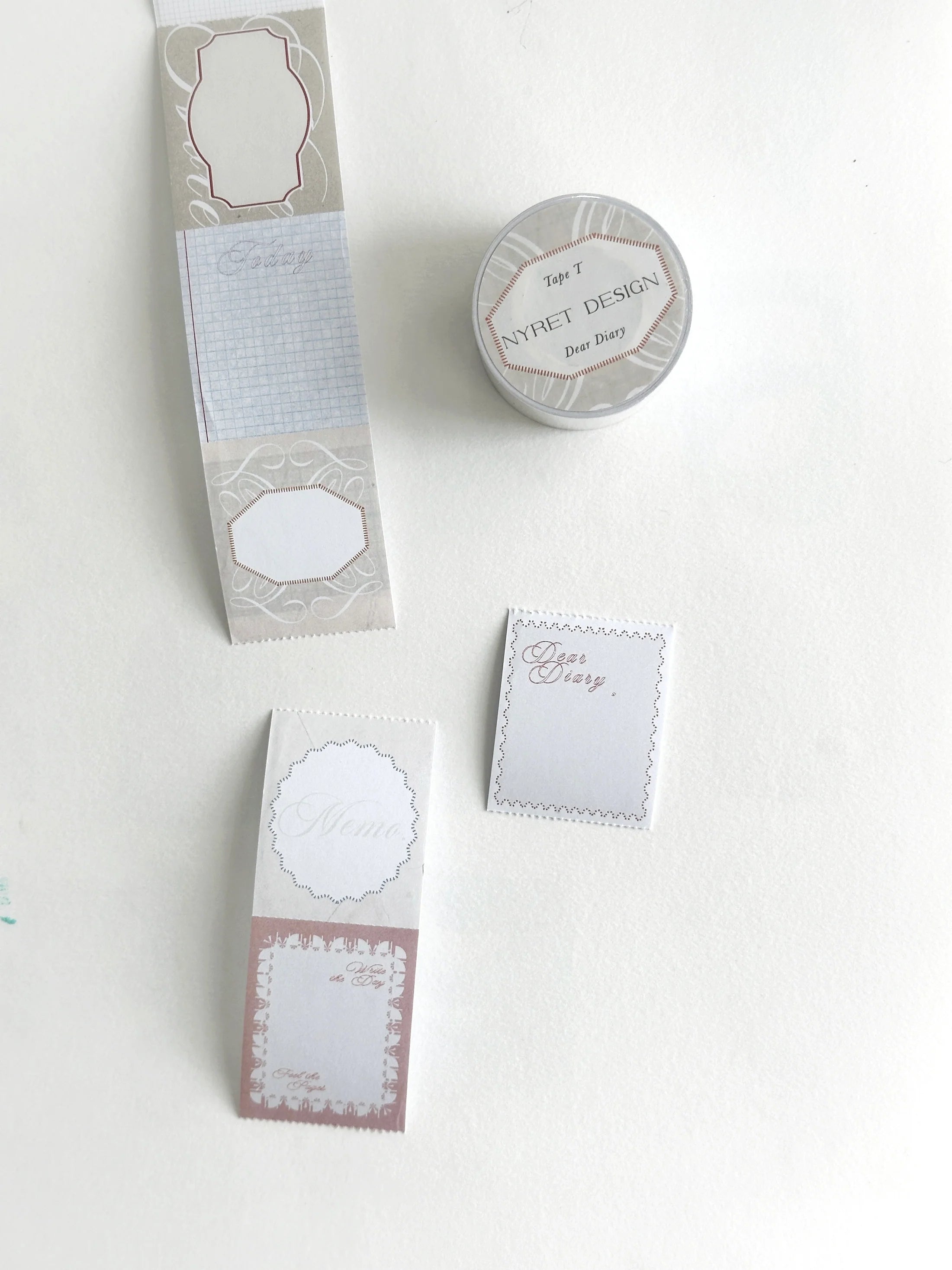 Nyret Washi Tape: T- Dear Diary