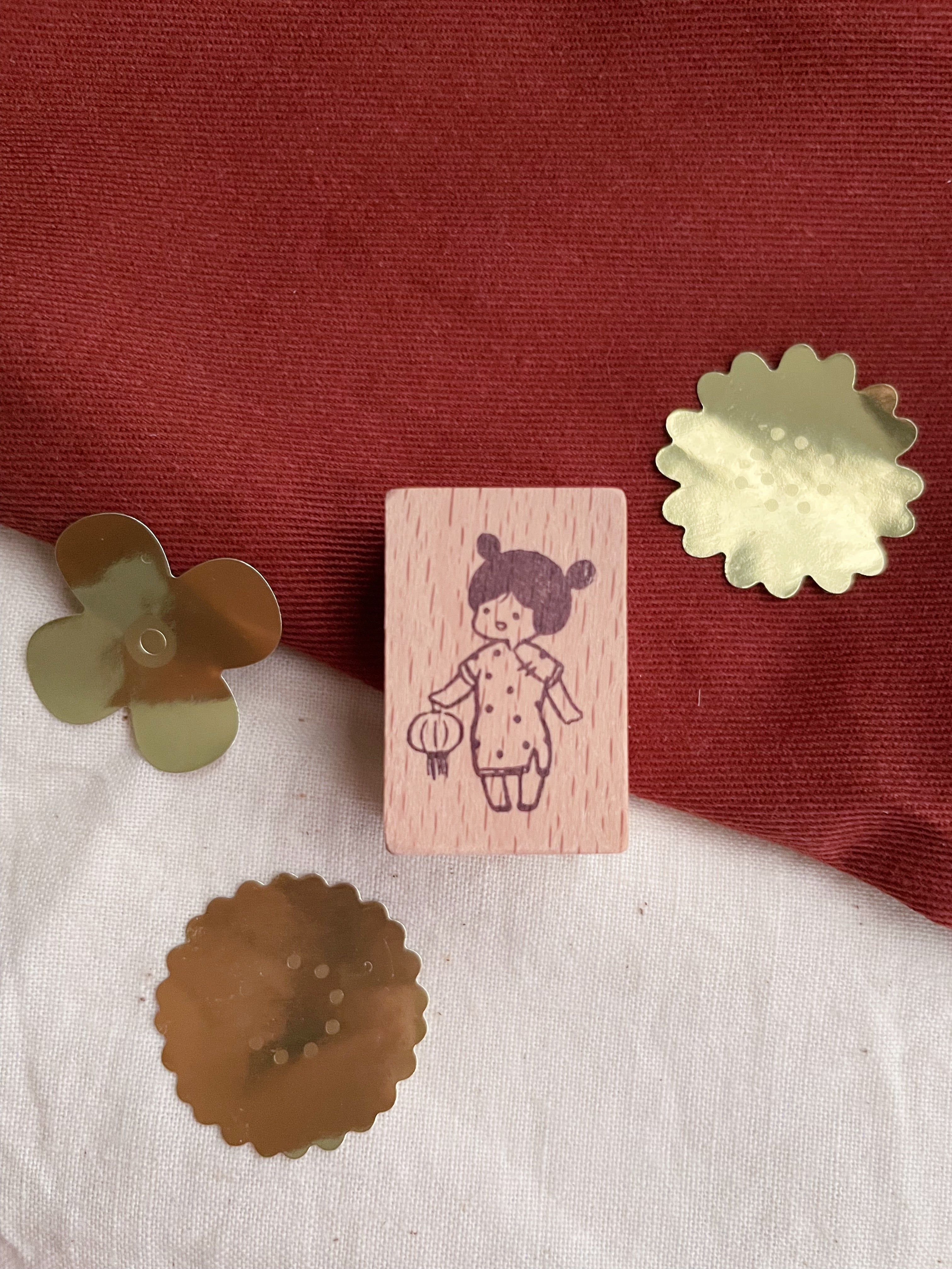 msbulat CNY Rubber Stamp: Joy is the brightest Light