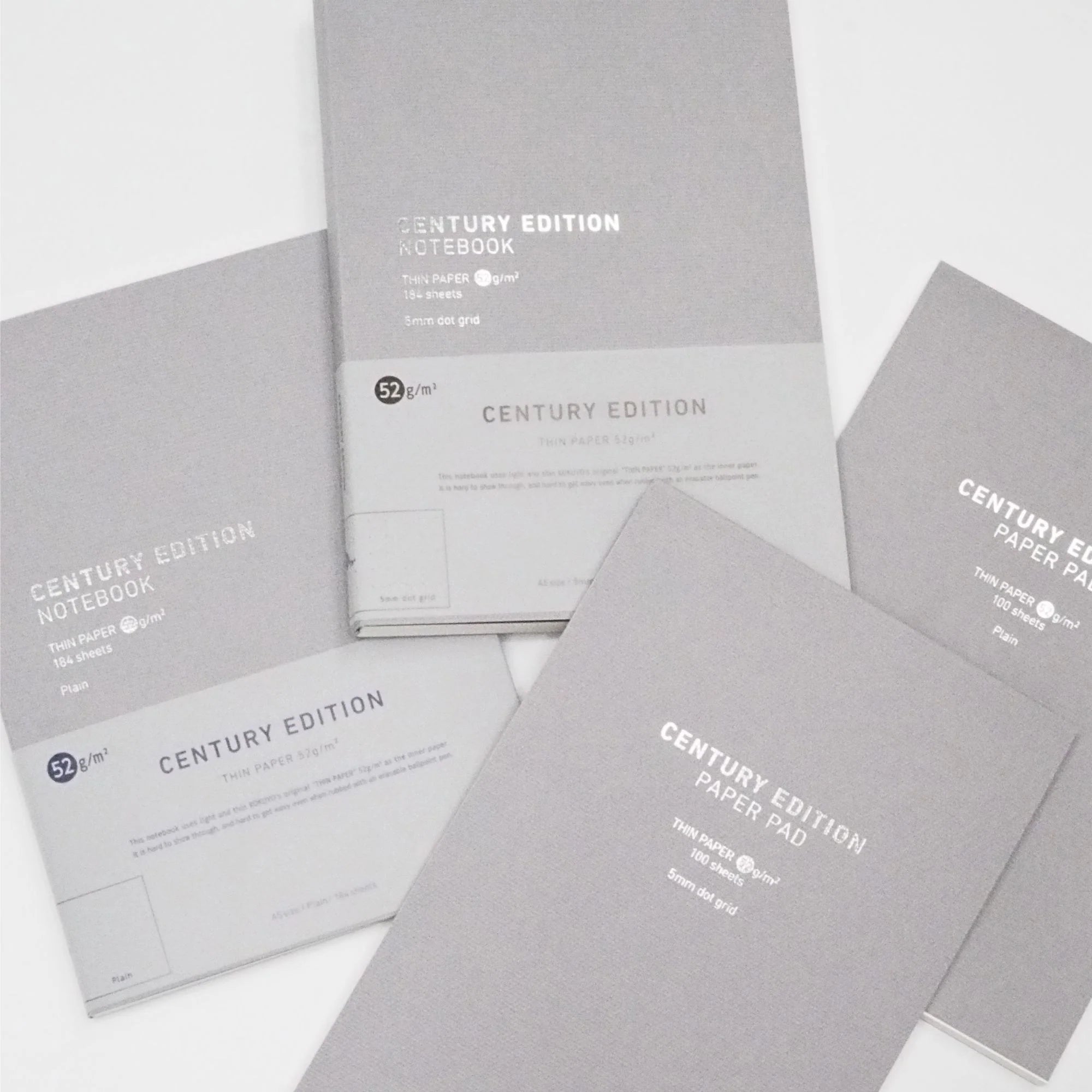Kokuyo Century Edition Thin Paper Notepad A5: Plain