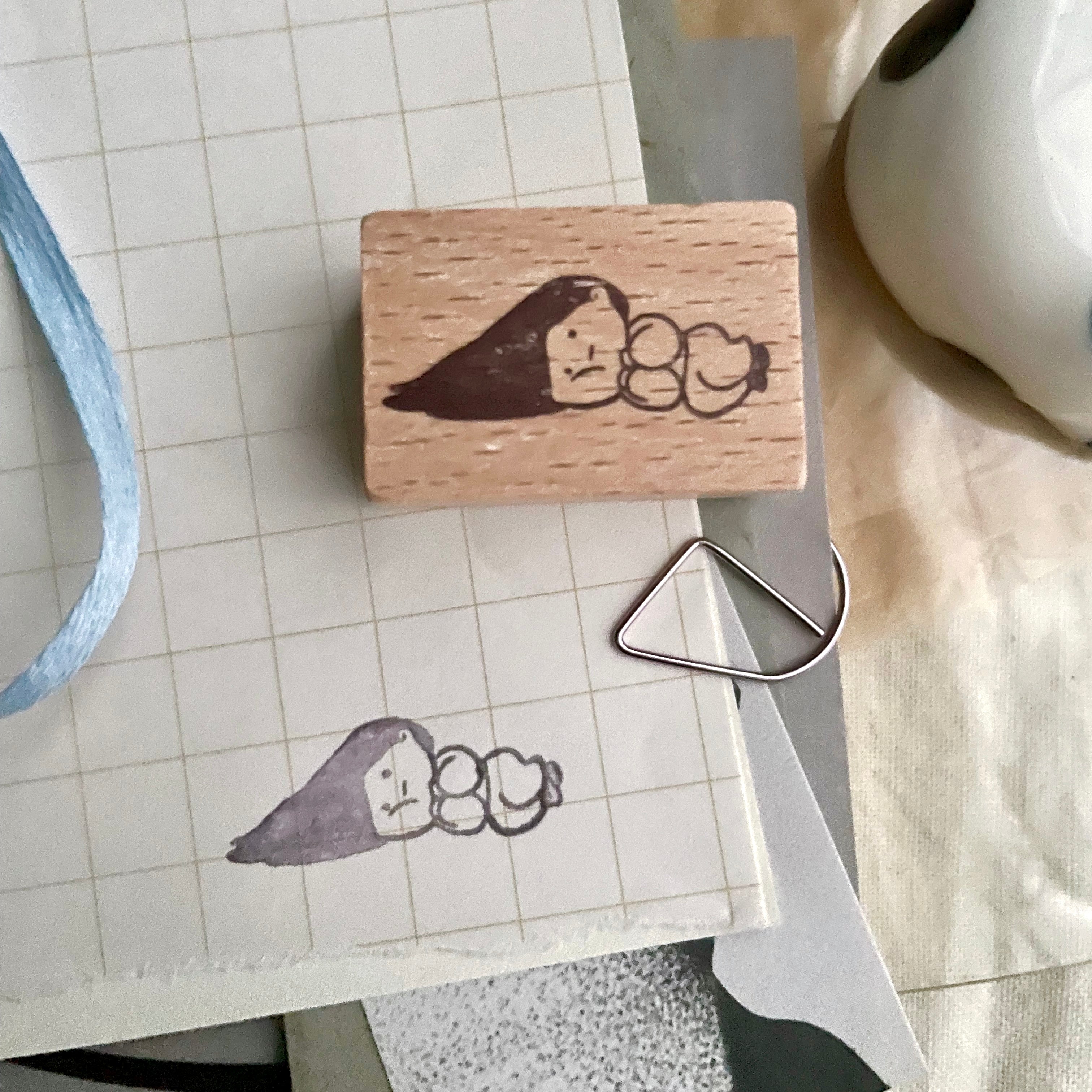 msbulat Rubber Stamp: Leave me be