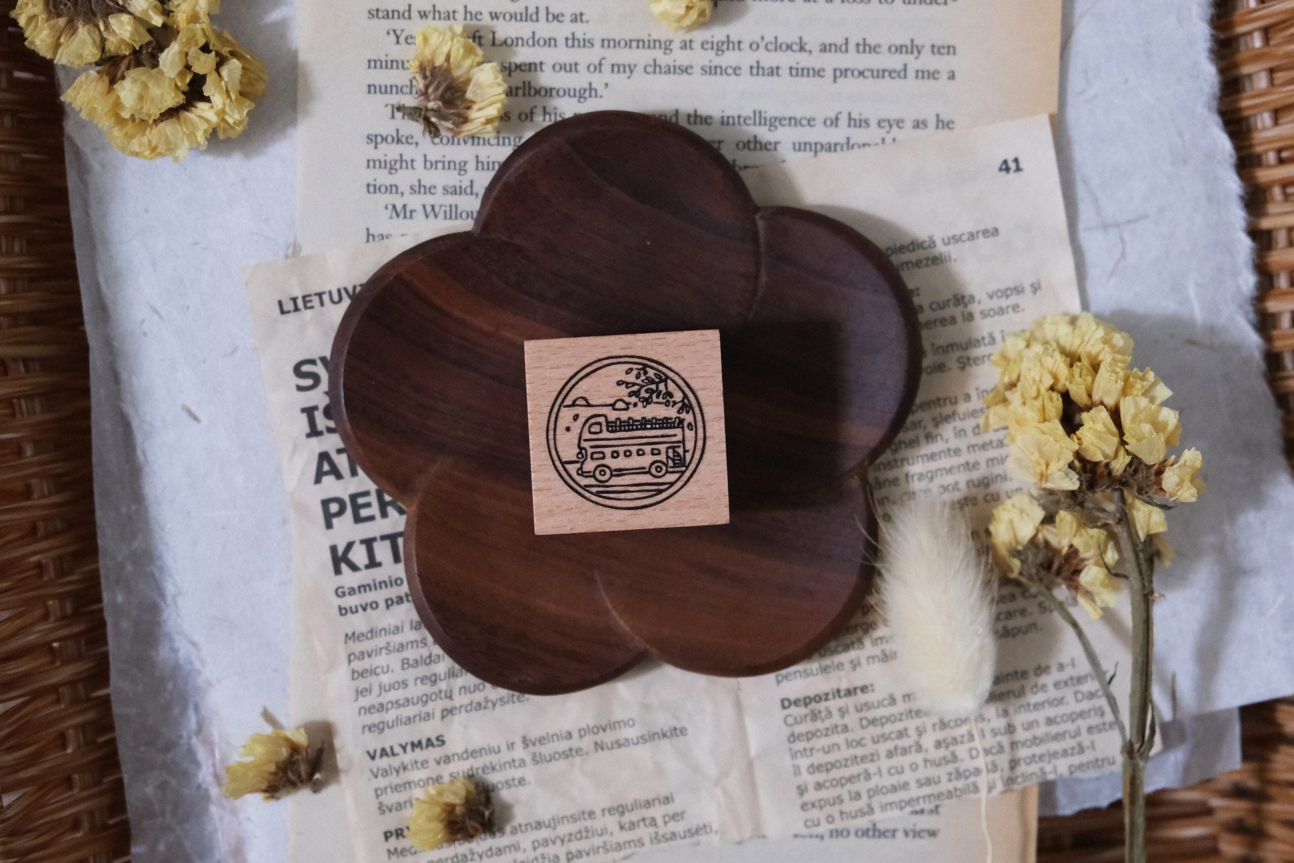 Let's Go Rubber Stamp (6 designs, sold separately)