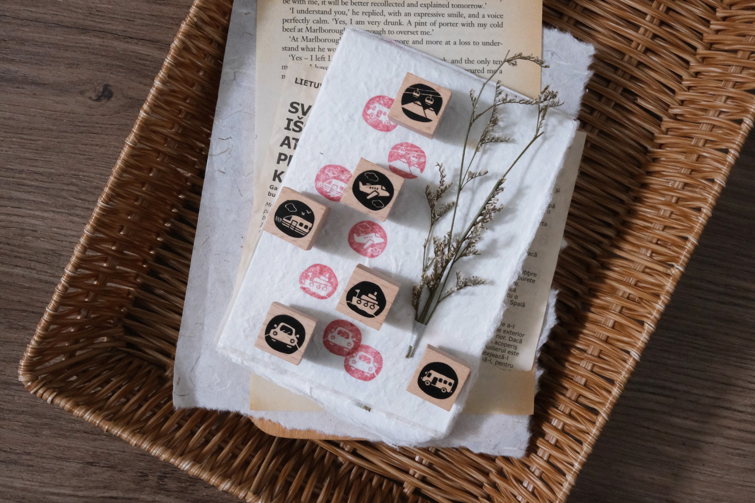 Let's Go Mini Rubber Stamp (6 designs, sold separately)