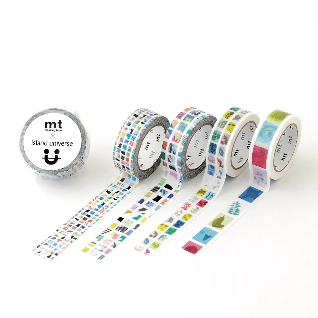 MT Washi Tape MTLAND04: Island Universe- Flags Leaf L