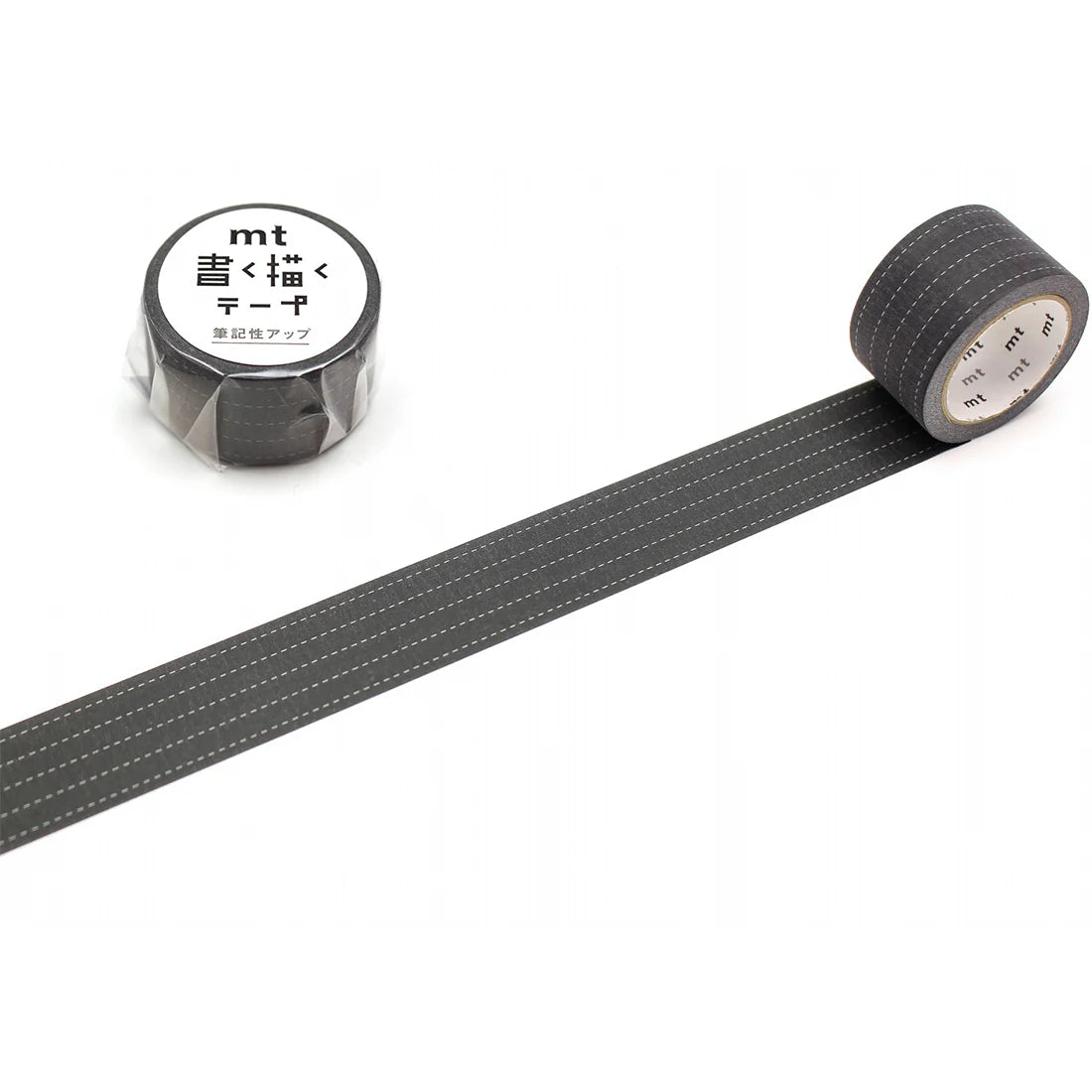 MT KakuKaku Washi Tape MTKAKU07: Dotted Line Black