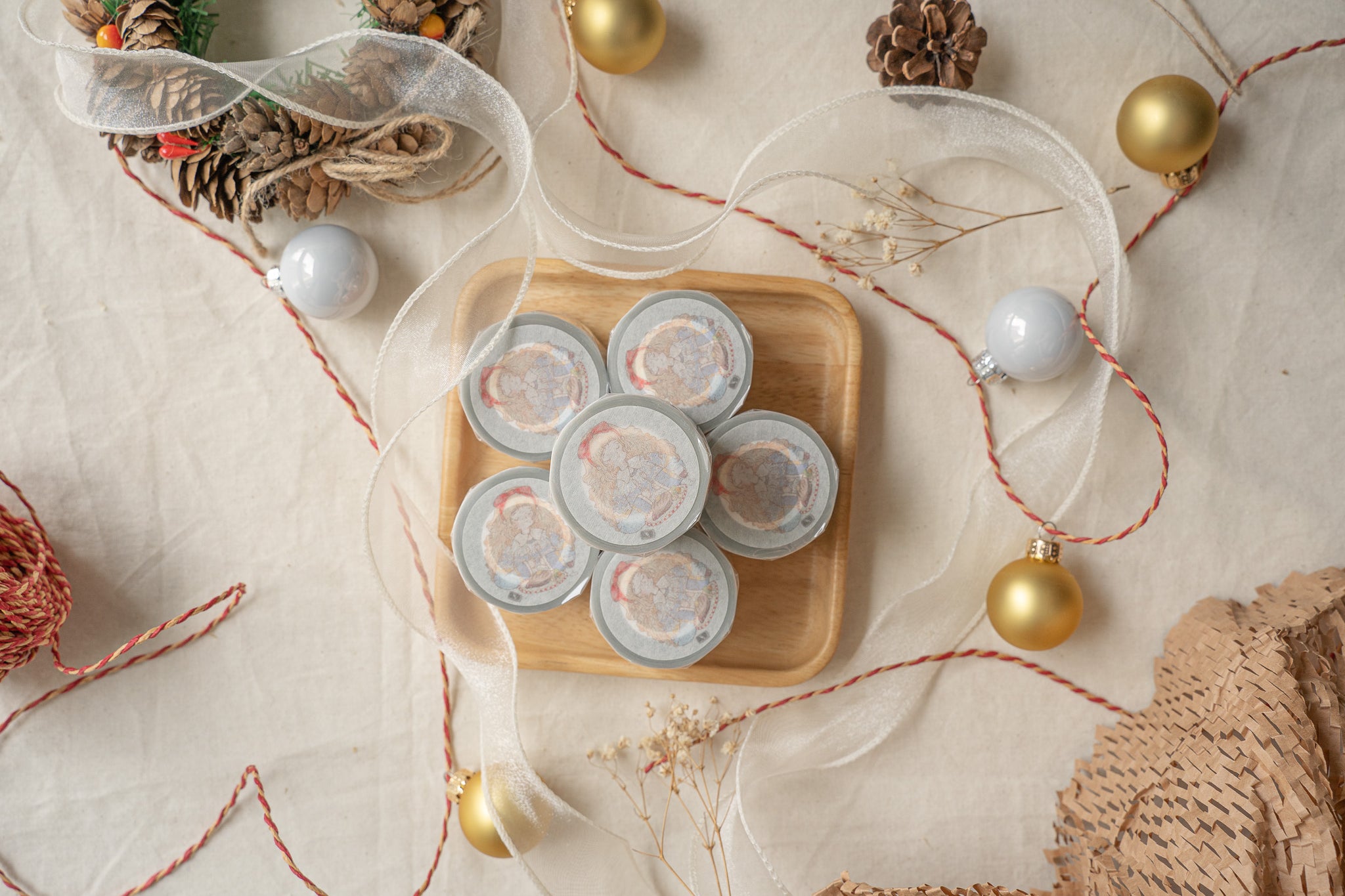 Merry Merry PET Tape