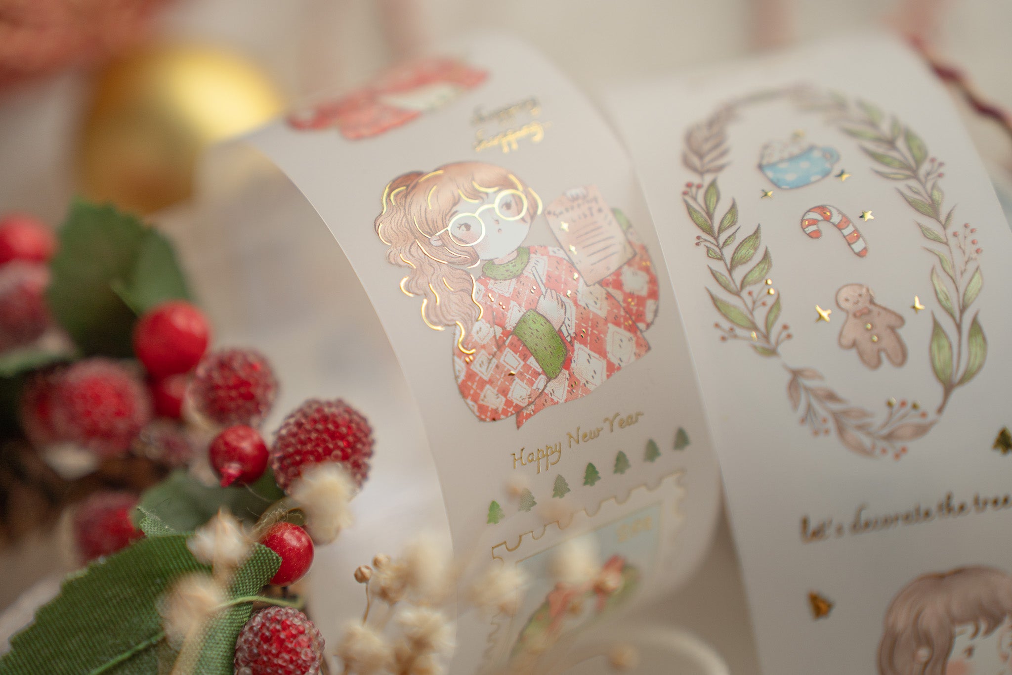 Merry Merry PET Tape