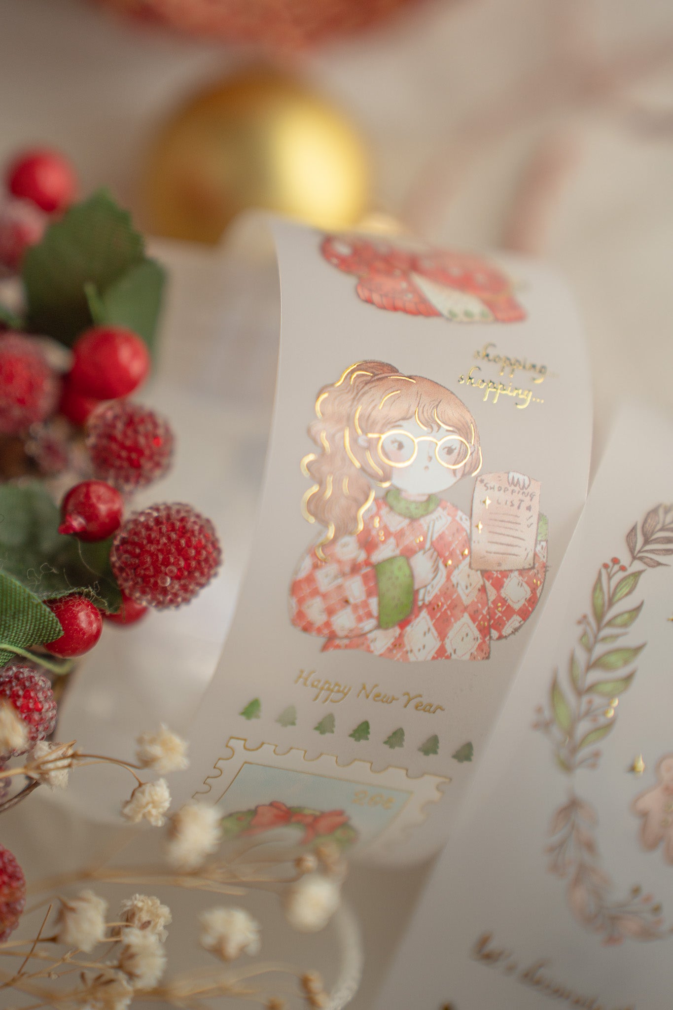 Merry Merry PET Tape