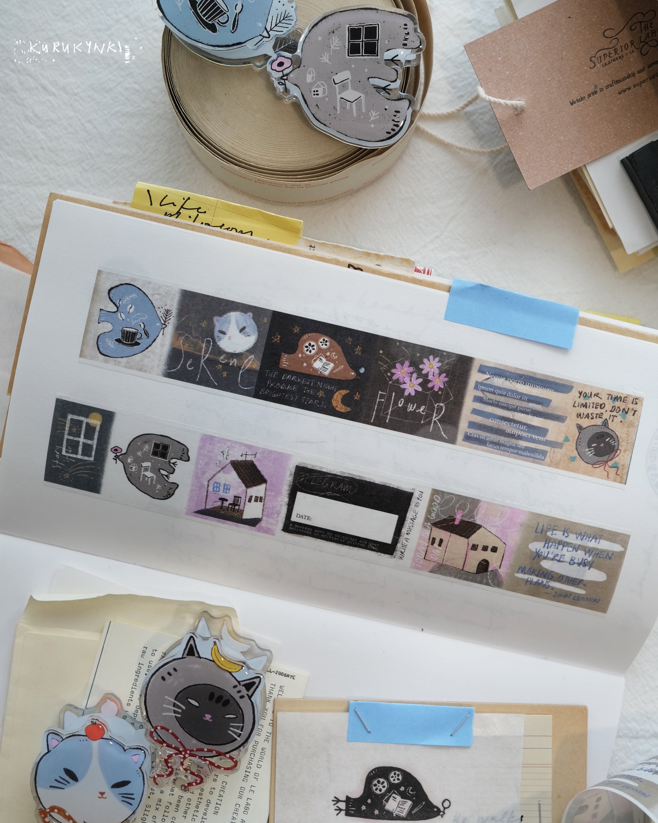 Kurukynki Nonchalant Washi Tape