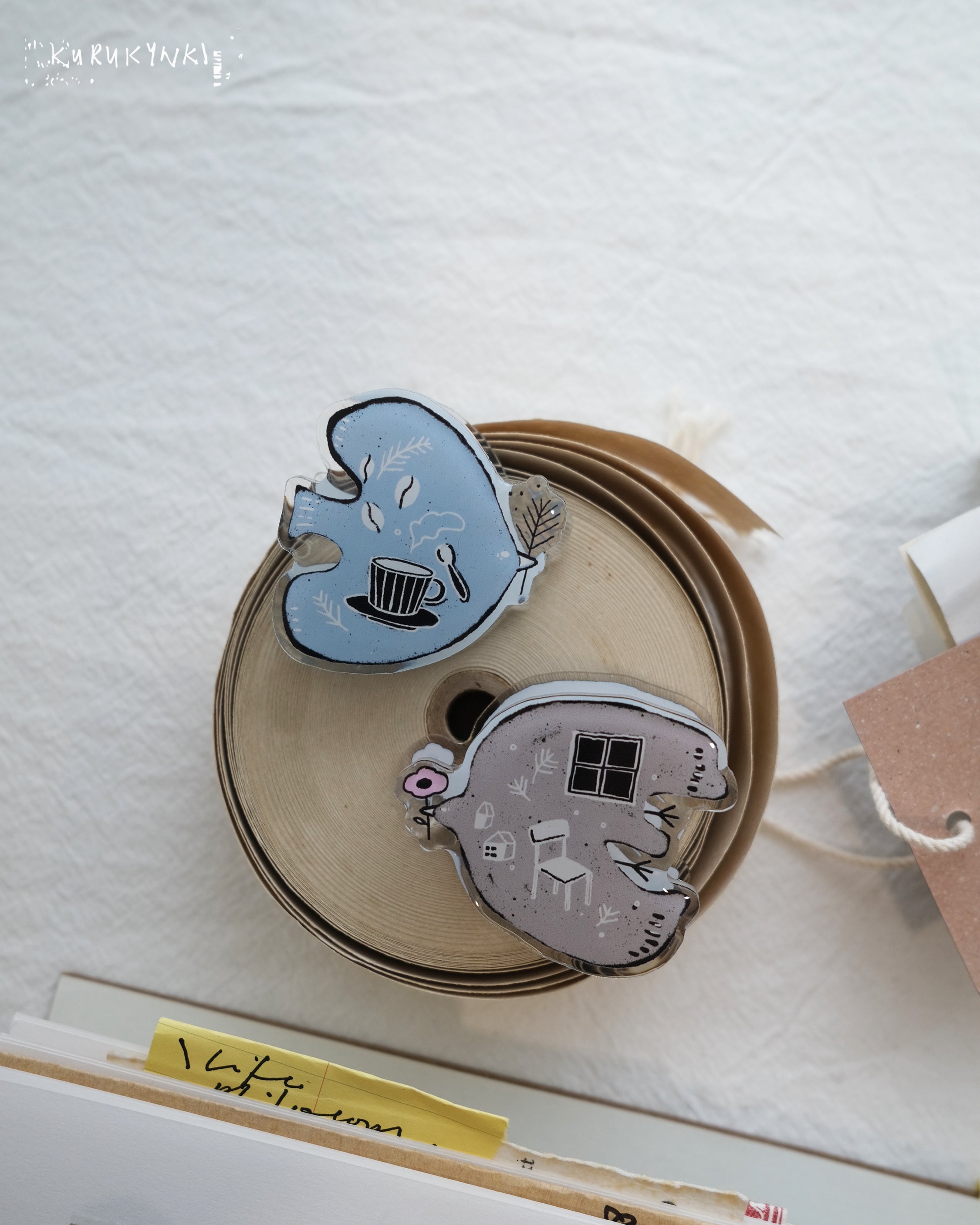 Kurukynki Nonchalant: Bird Clips (2 designs)