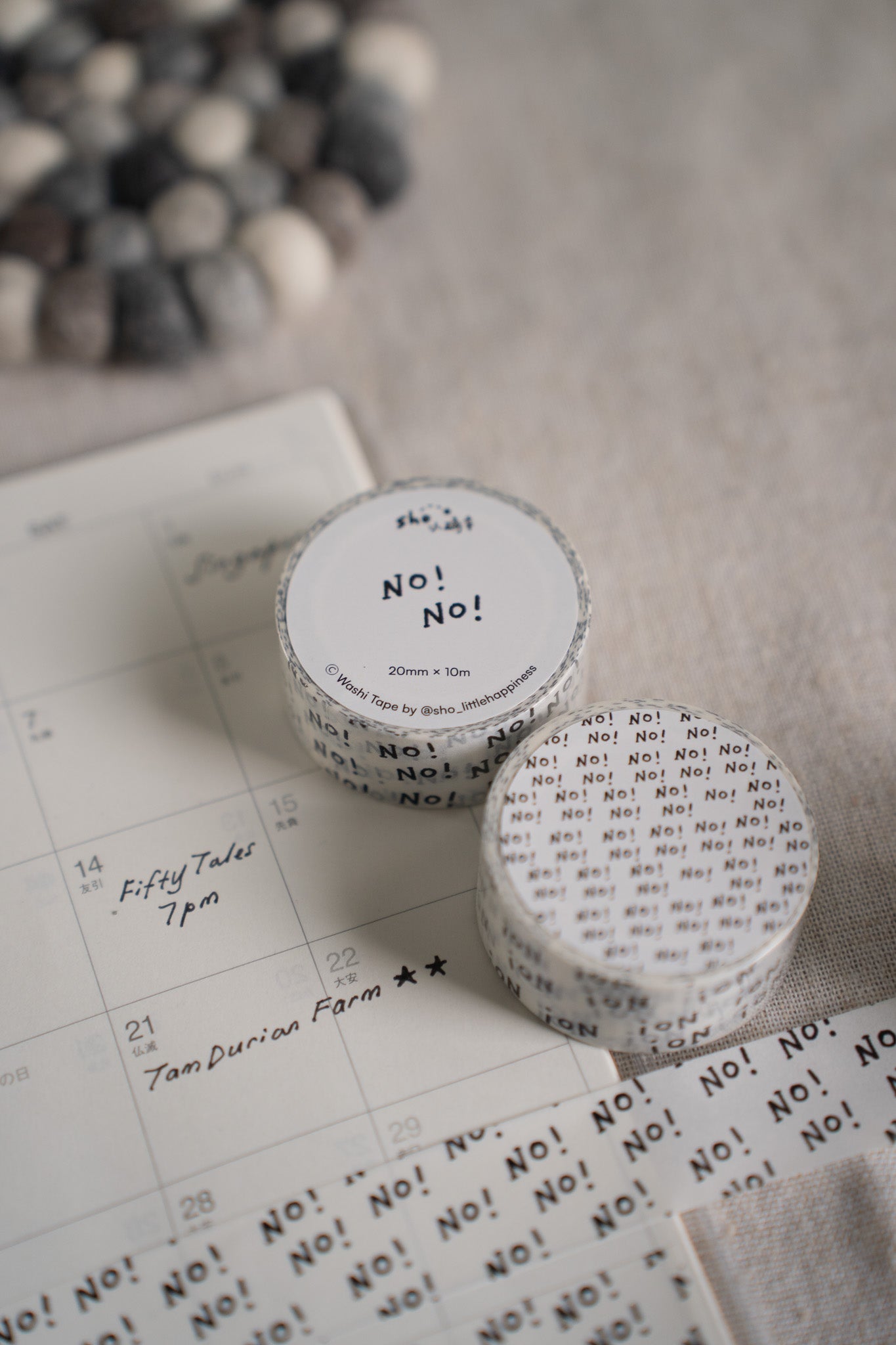 NO! Washi Tape