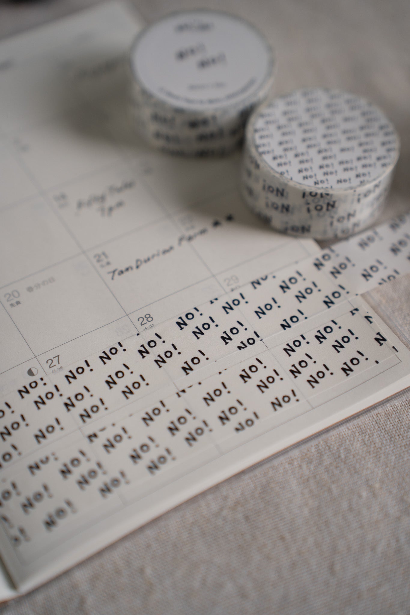 NO! Washi Tape