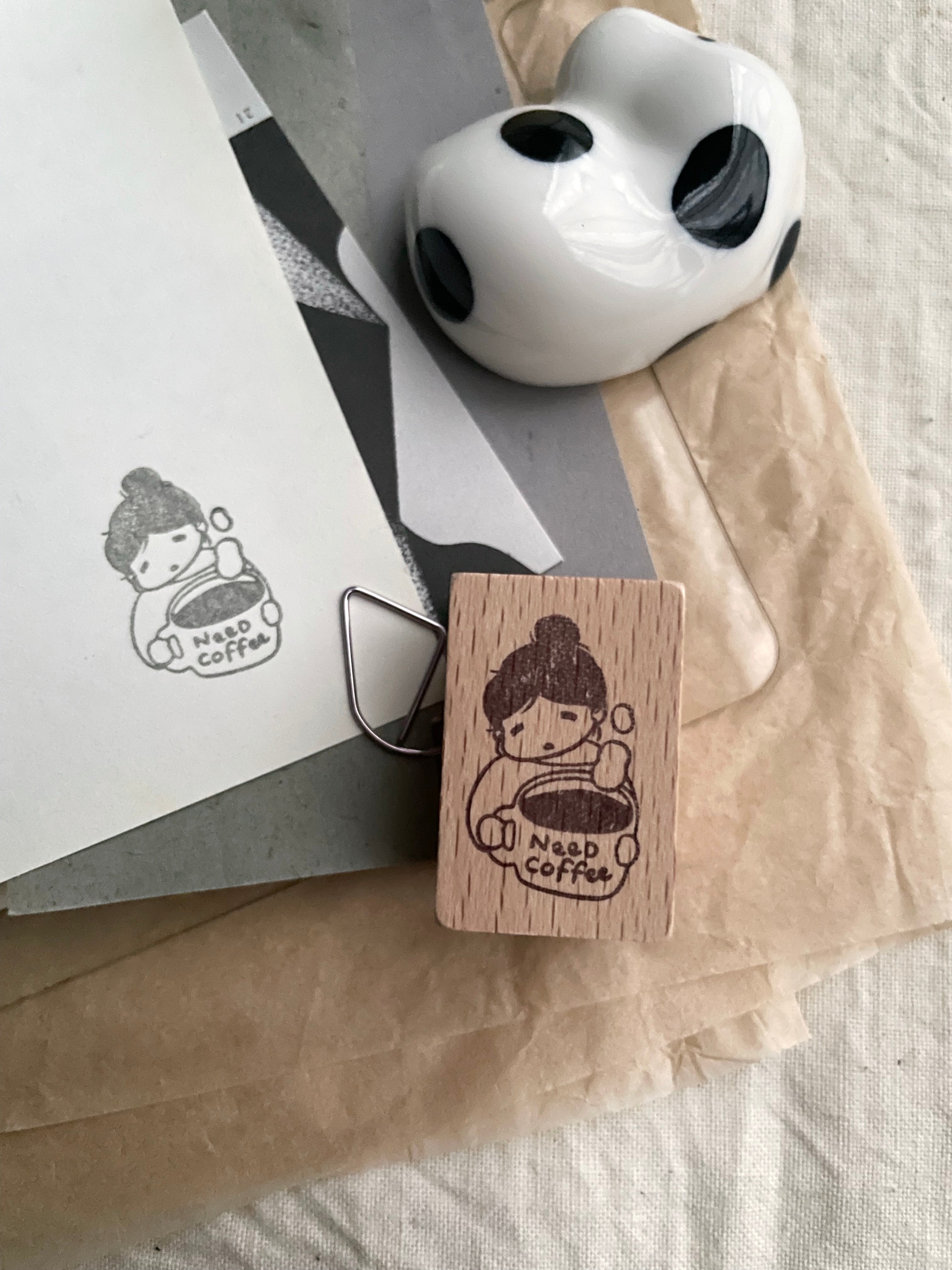msbulat Rubber Stamp: Need coffee