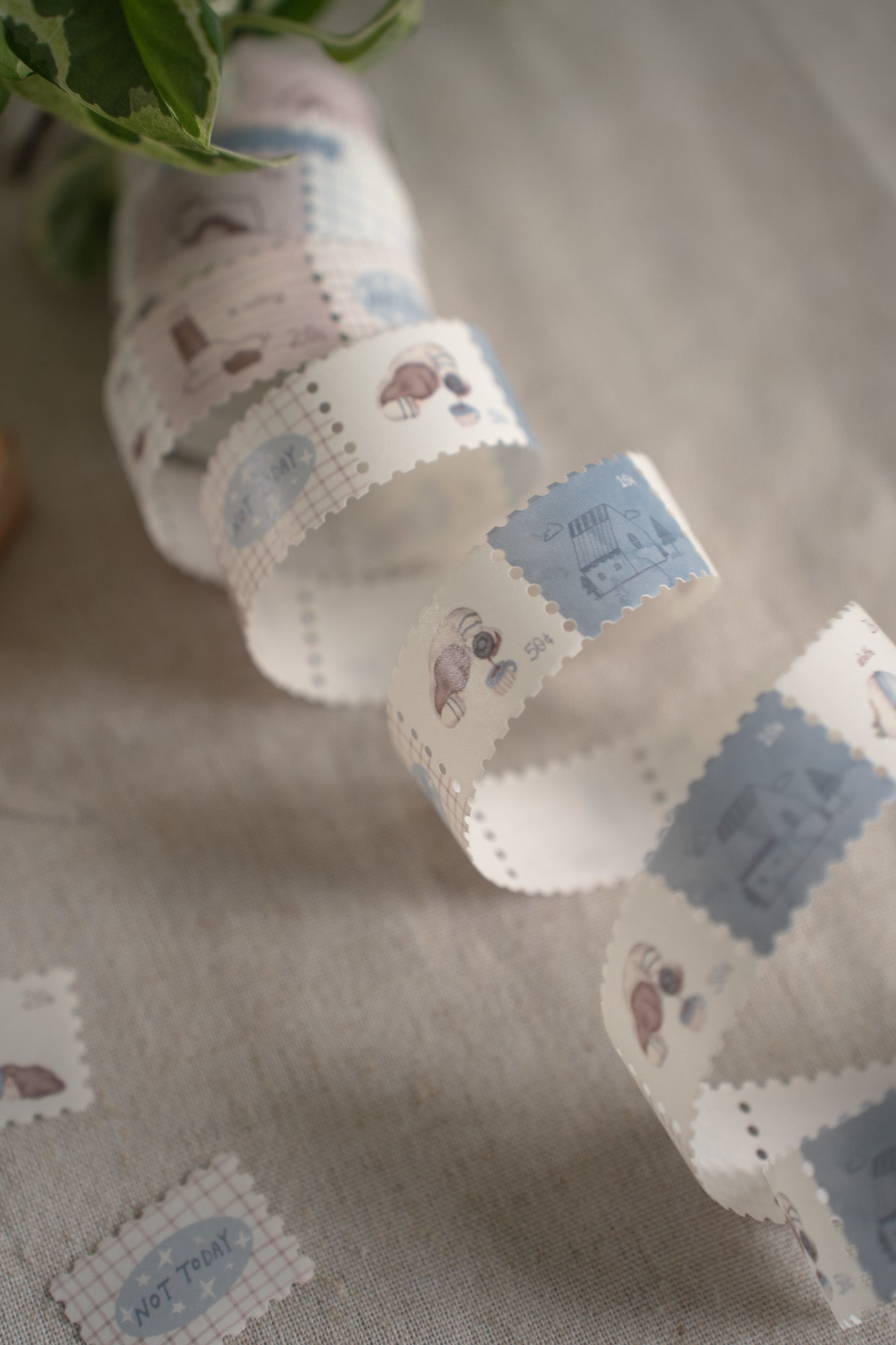Not Today Stamp Washi Tape