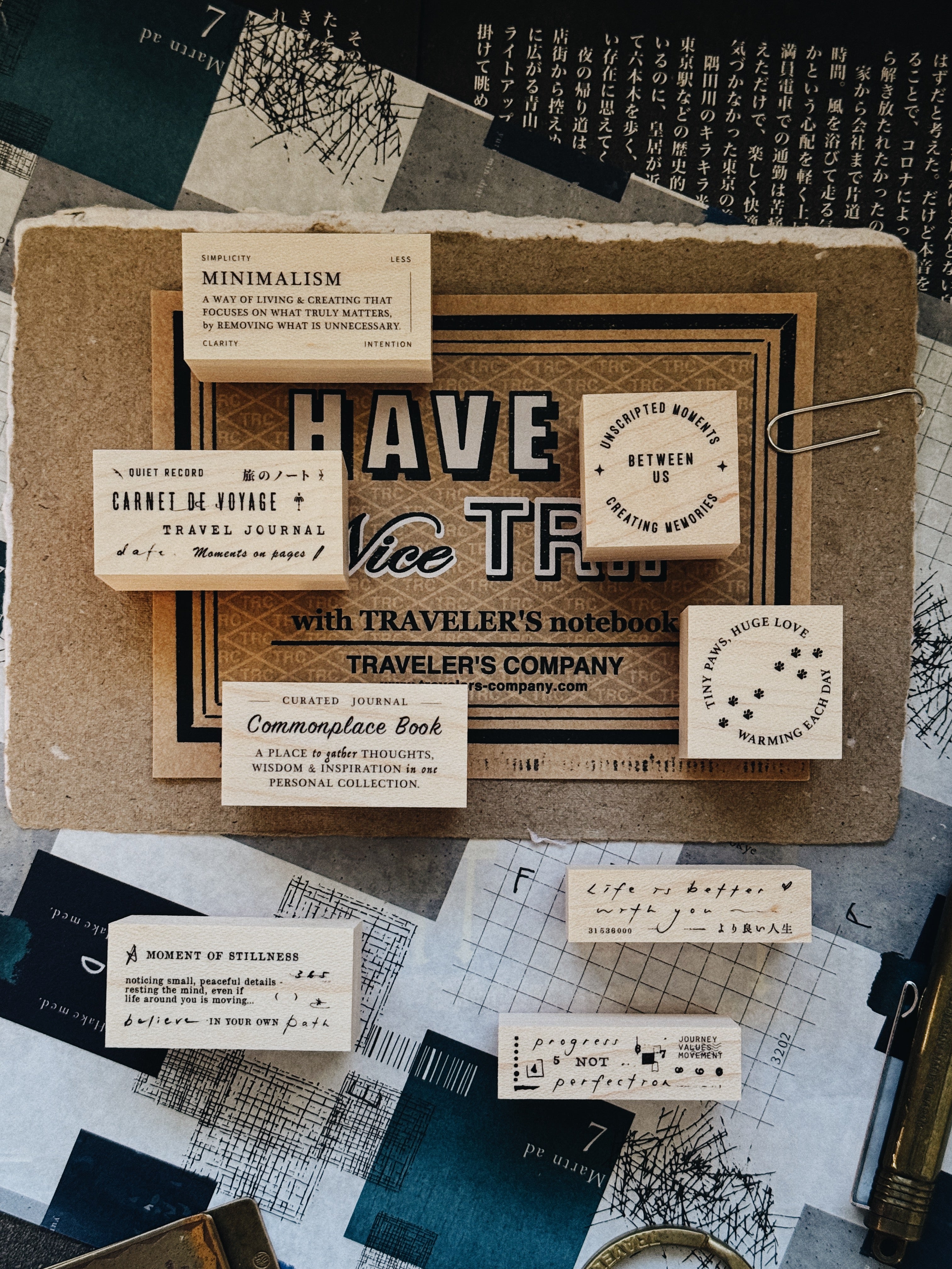 Penspapersplanner Series 8 Rubber Stamps: (10 designs)