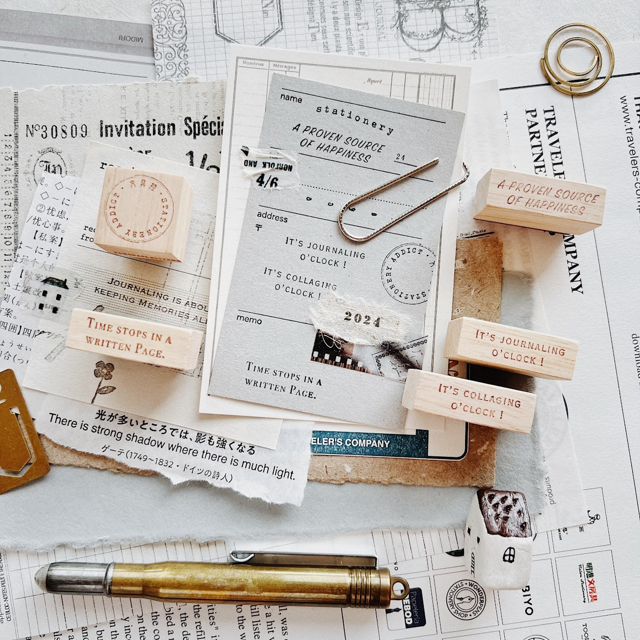 Penspapersplanner Series VI Rubber Stamps (17 designs)