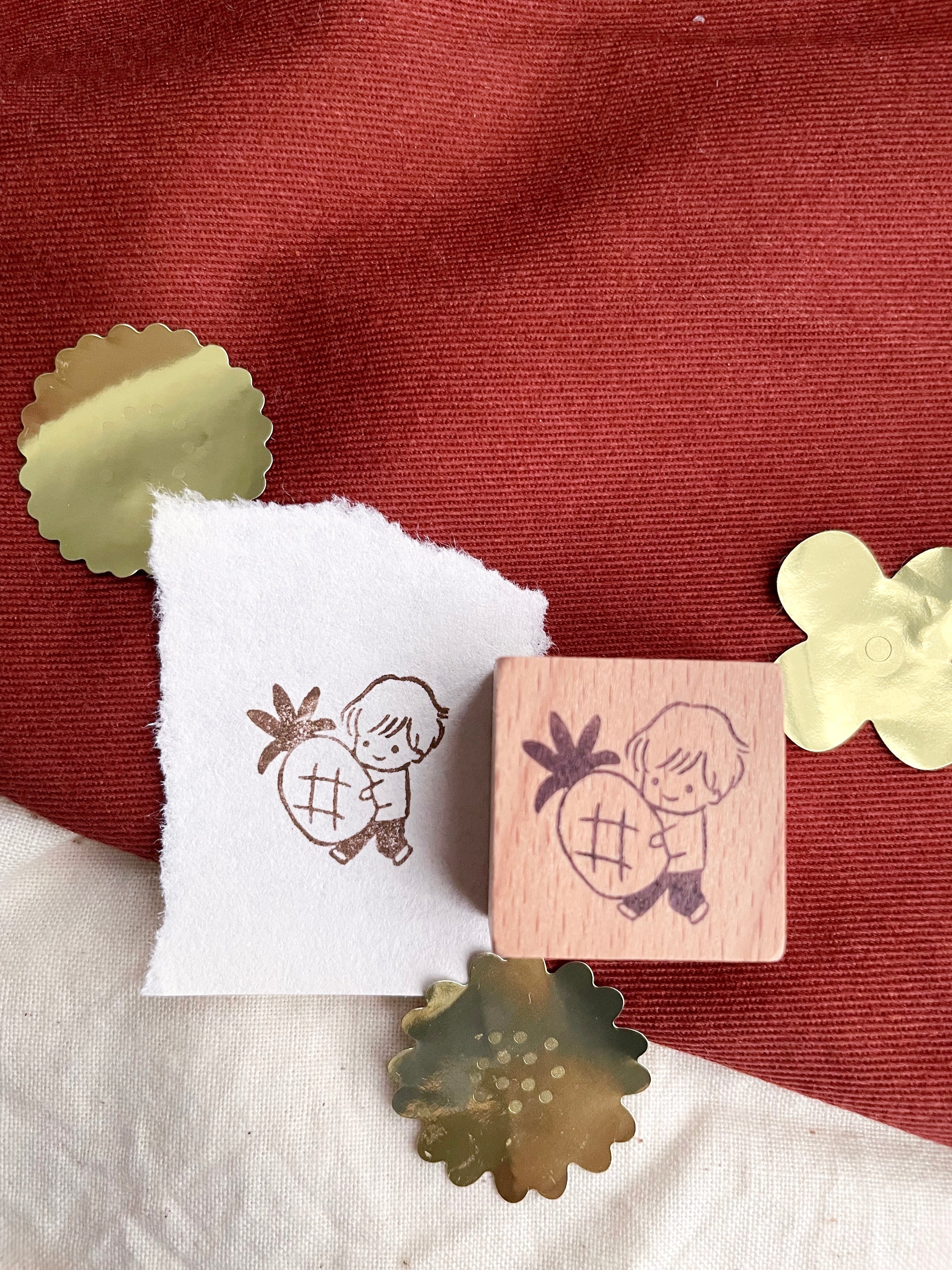 msbulat CNY Rubber Stamp: Ong Lai