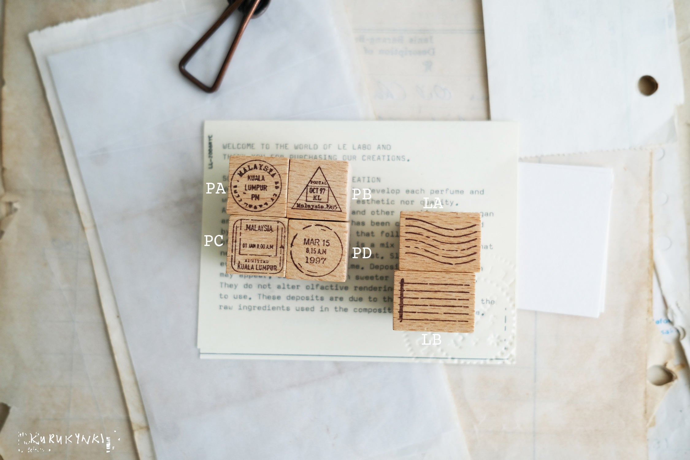 Kurukynki MSIA Postal Rubber Stamps (2 types)