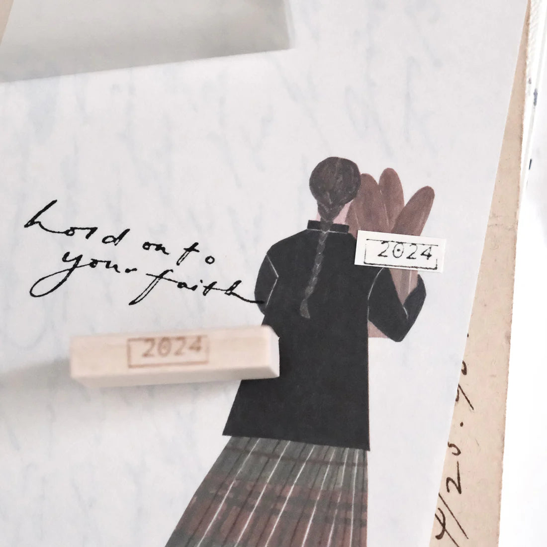 PC Tiny Text Rubber Stamp - 2024