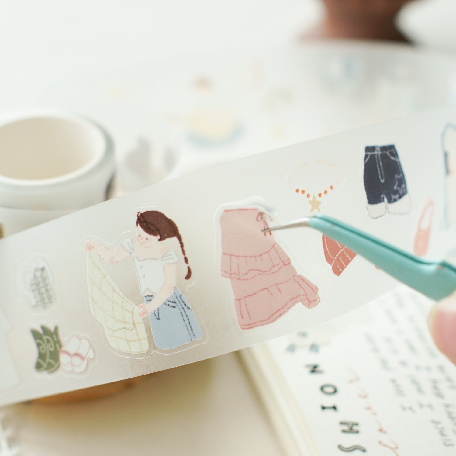 Palette Life 1 Die-Cut PET Tape Stickers