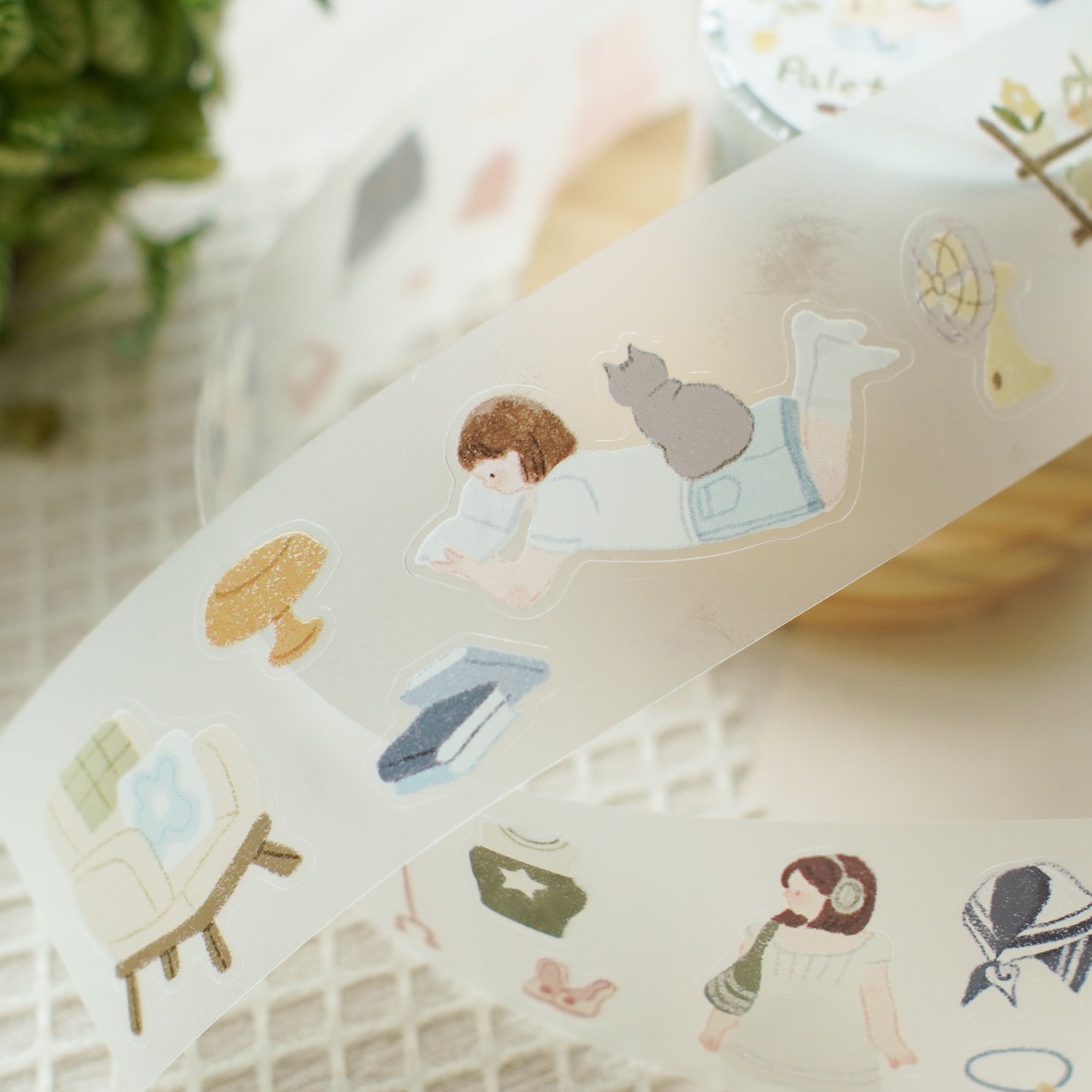Palette Life 1 Die-Cut PET Tape Stickers