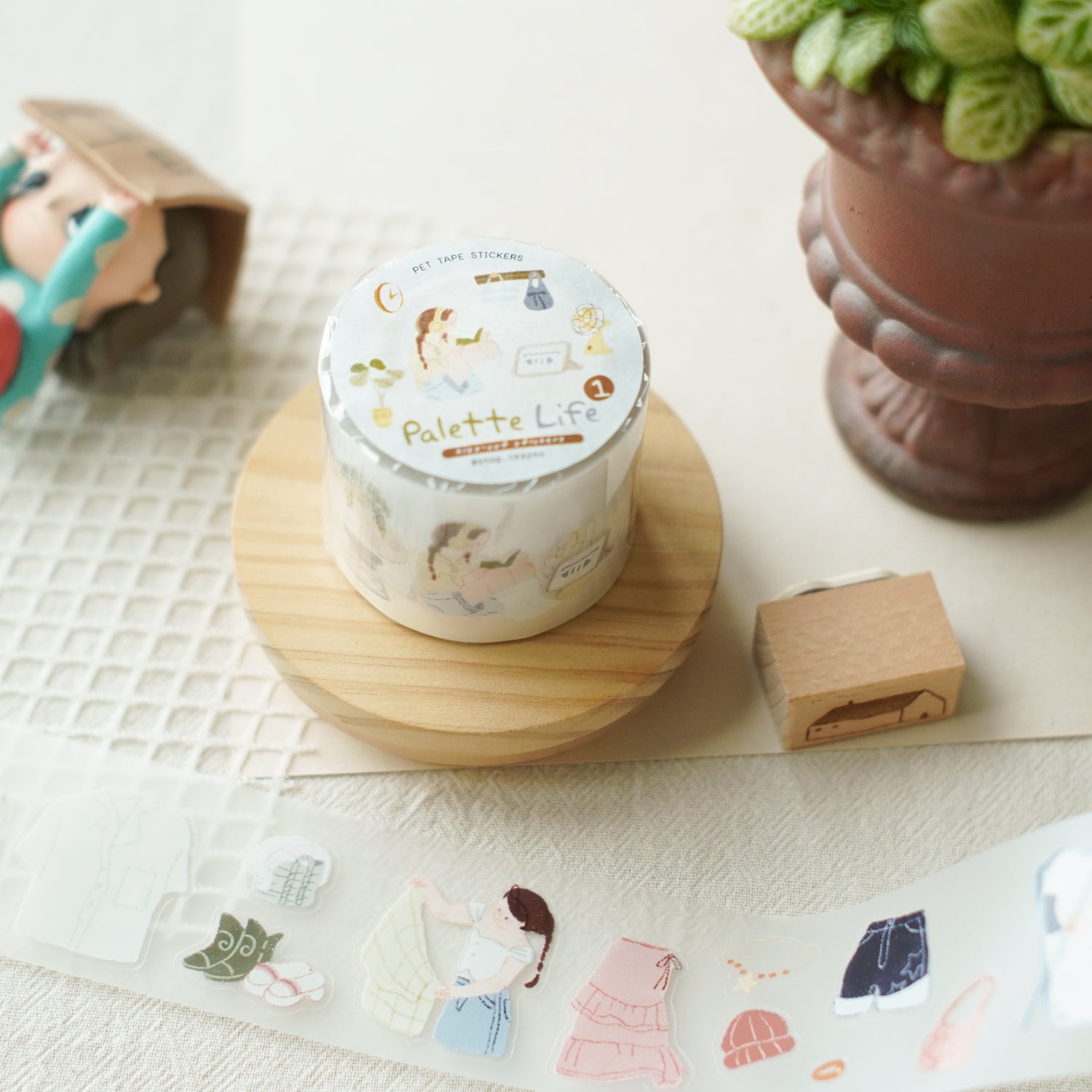 Palette Life 1 Die-Cut PET Tape Stickers