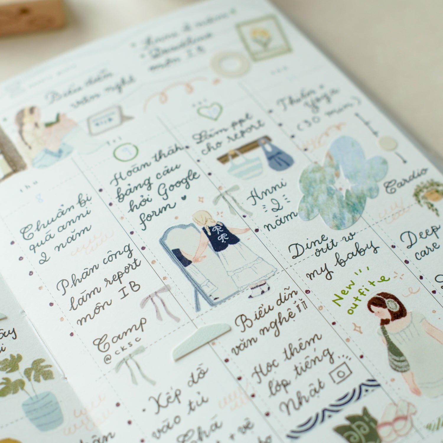 Palette Life 1 Die-Cut PET Tape Stickers
