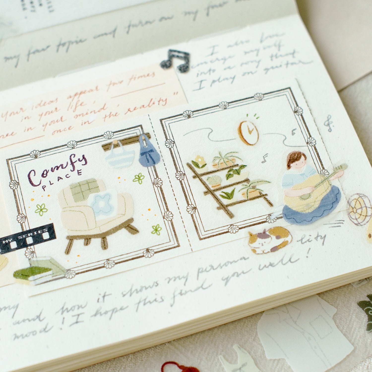 Palette Life 1 Die-Cut PET Tape Stickers