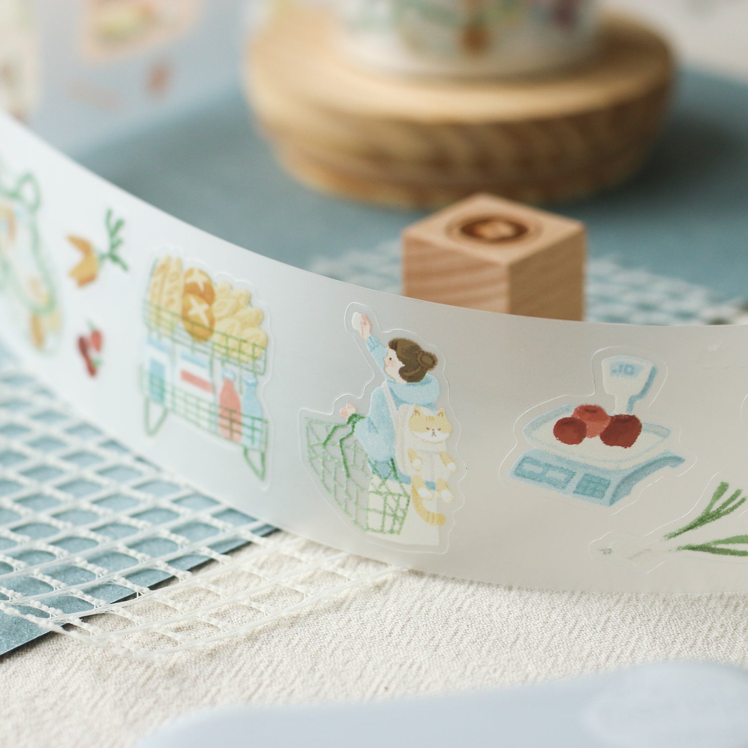 Palette Life 2 Die Cut PET Tape Stickers