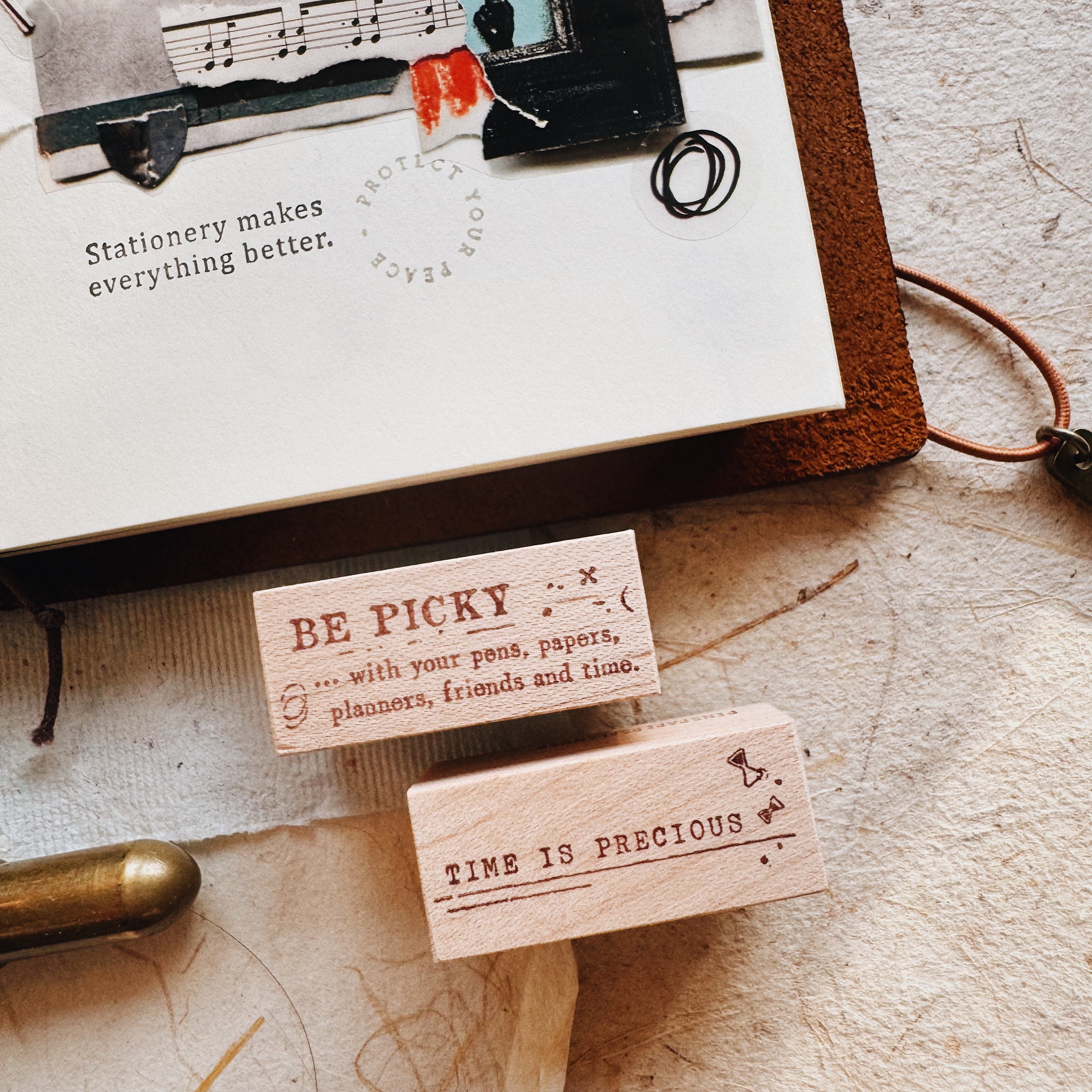 Penspapersplanner Series 8 Rubber Stamps: Introvert (7 designs)