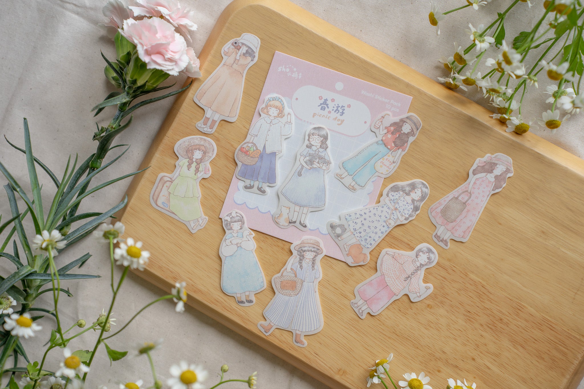 Picnic Day washi sticker pack