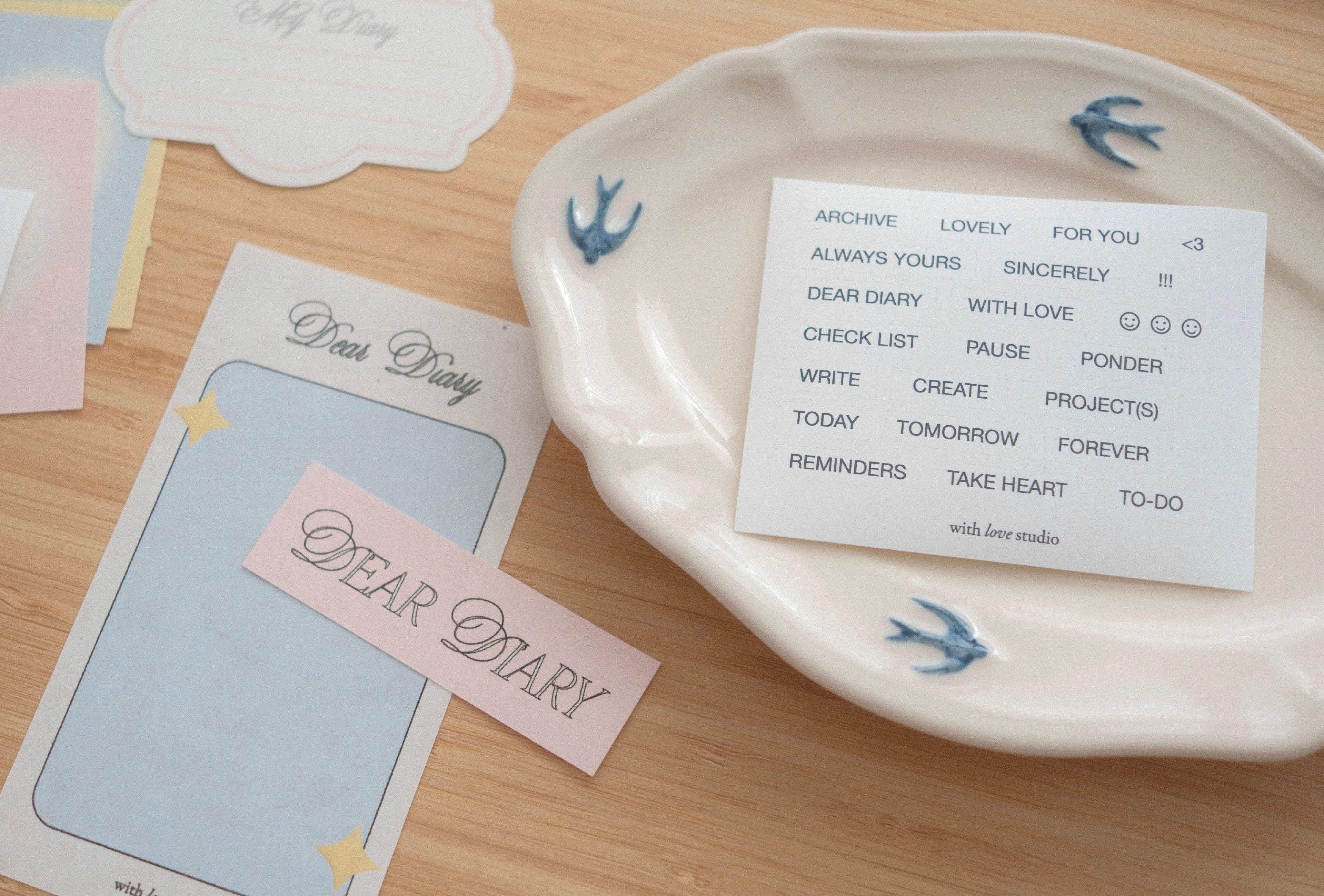 Dear Diary Deco Pack