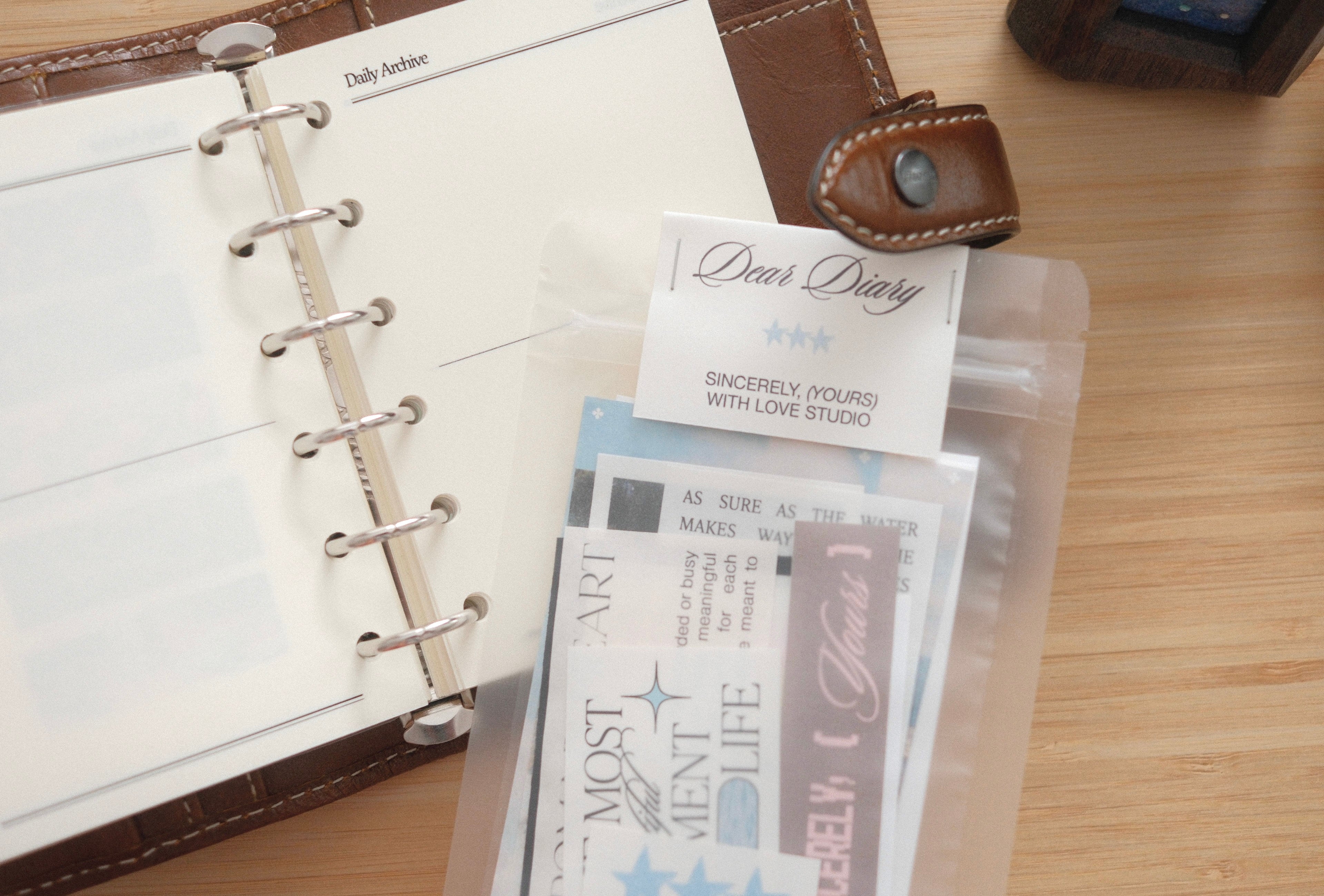 Dear Diary, Sincerely (Yours) Deco Pack