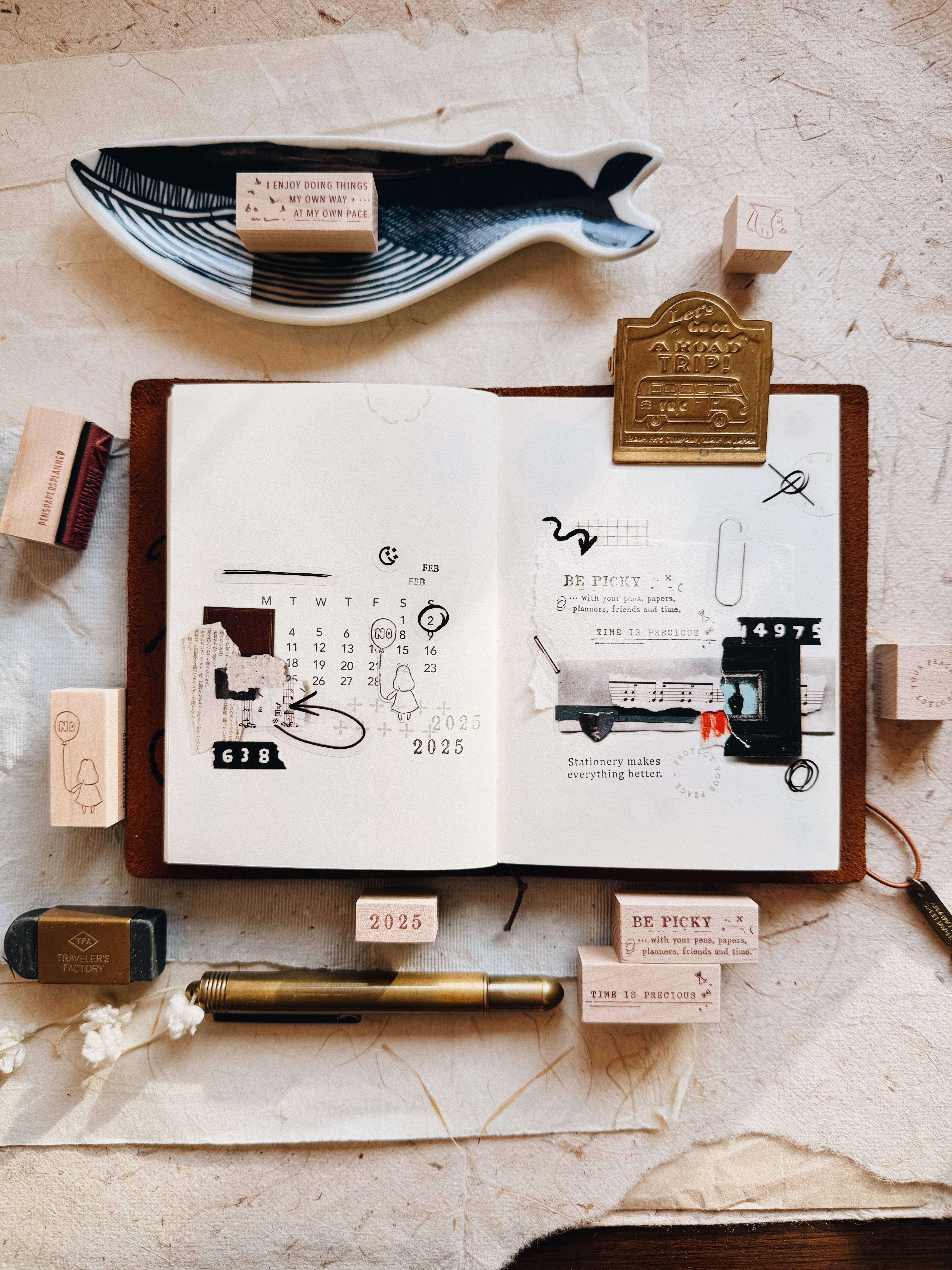 Penspapersplanner Series 8 Rubber Stamps: Introvert (7 designs)