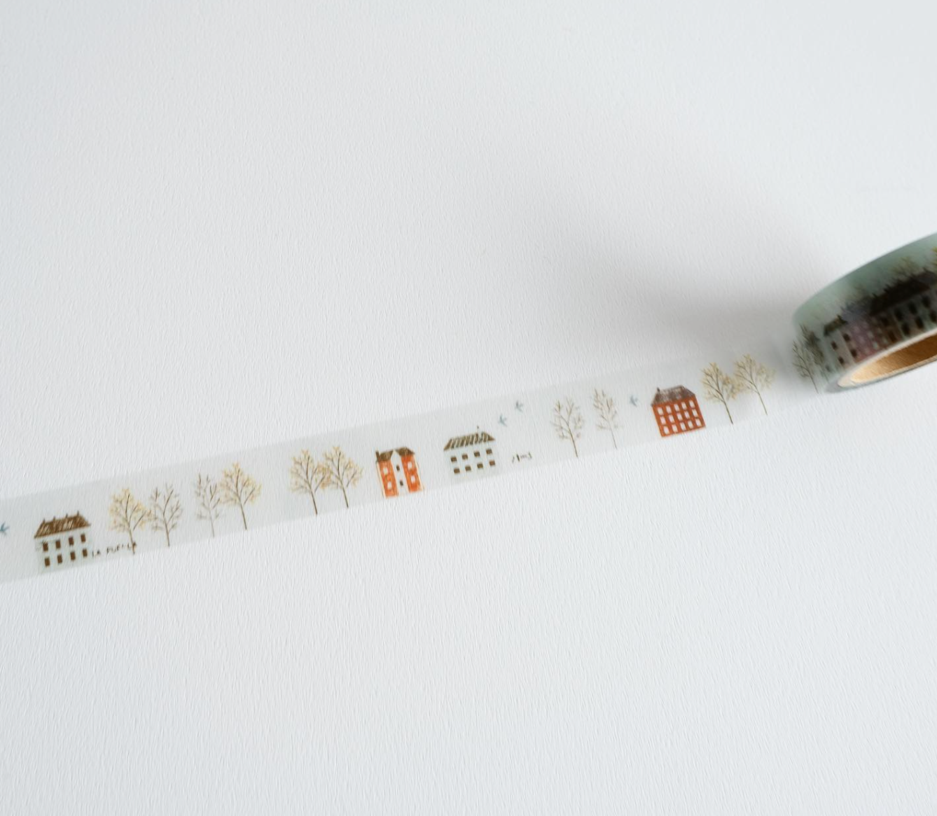 Yohaku Original Clear Masking Tape- (CT-025) Itukanomachikado