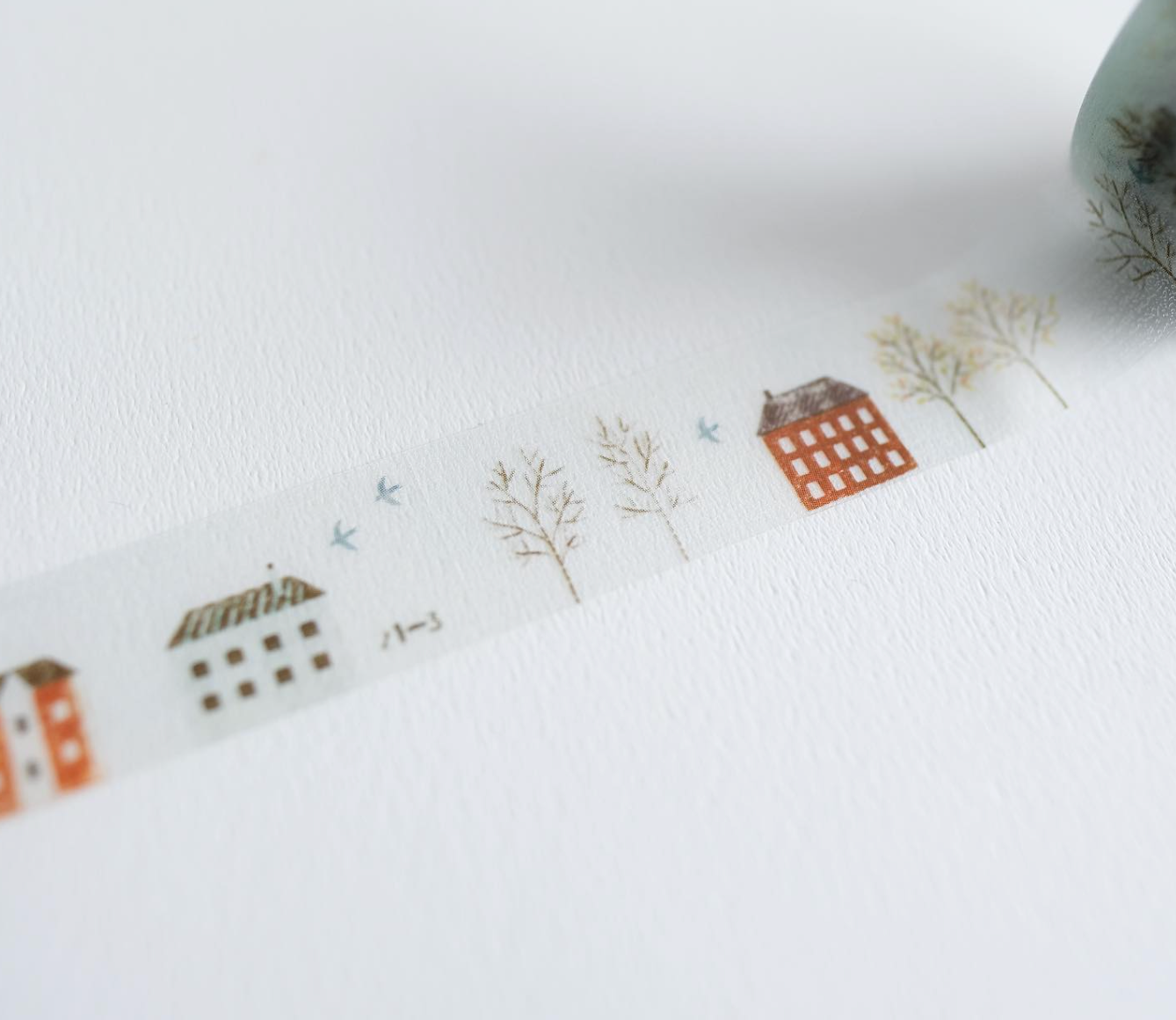 Yohaku Original Clear Masking Tape- (CT-025) Itukanomachikado