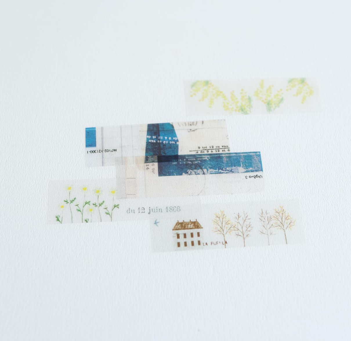 Yohaku Original Clear Masking Tape- (CT-025) Itukanomachikado