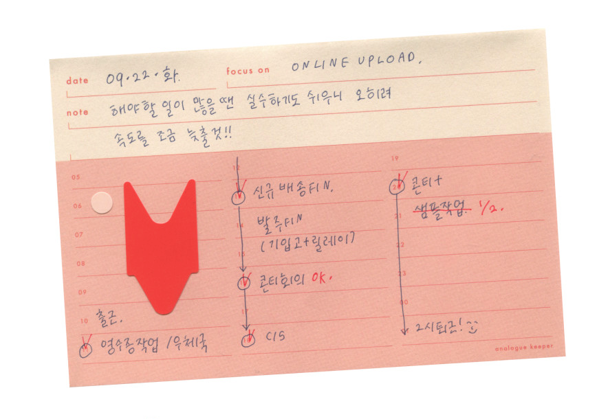 Analogue Keeper Daily Memo Pad (3 types)
