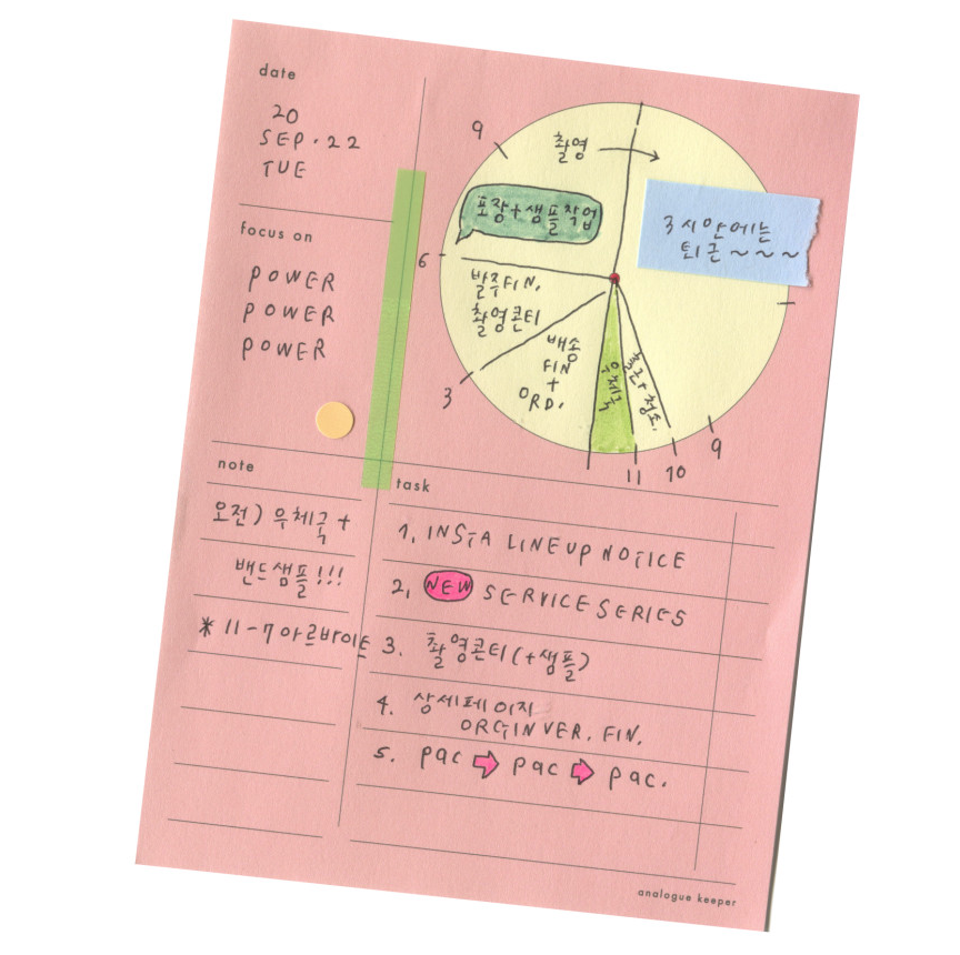 Analogue Keeper Daily Memo Pad (3 types)