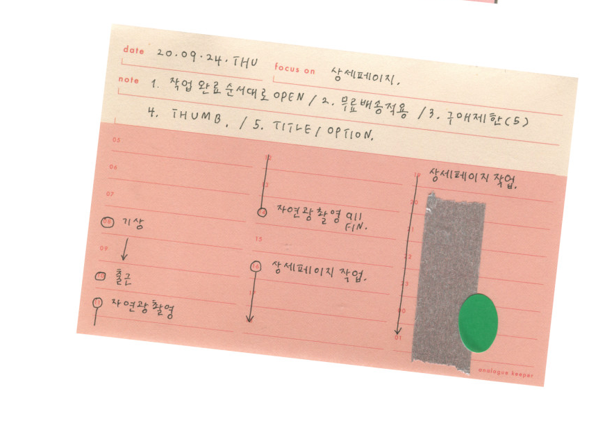 Analogue Keeper Daily Memo Pad (3 types)