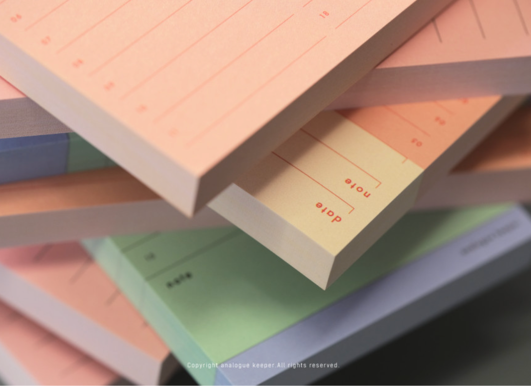 Analogue Keeper Daily Memo Pad (3 types)