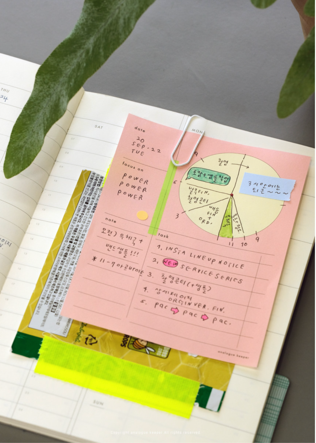 Analogue Keeper Daily Memo Pad (3 types)